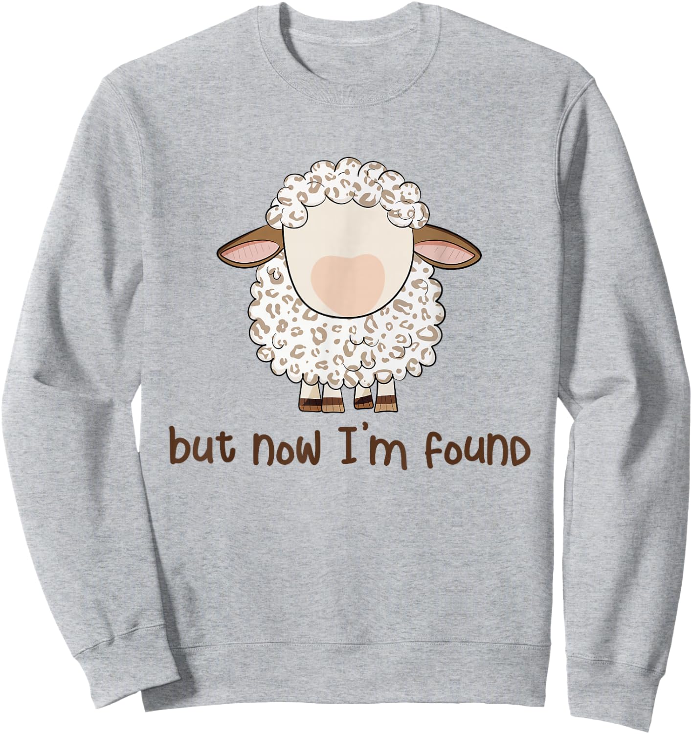 Sheep But Now I'm Found Sweatshirt - Sweatshirt | Ash