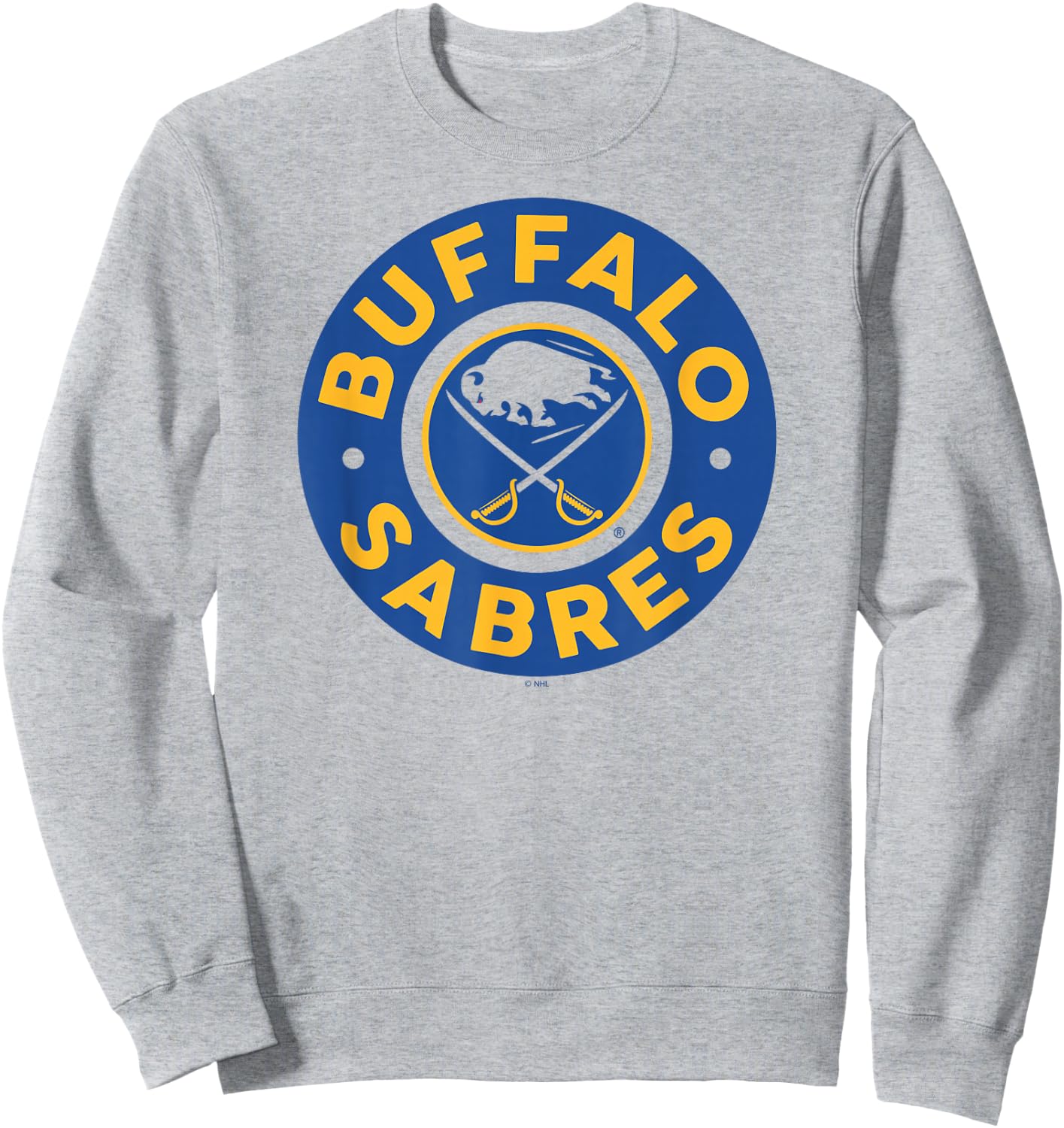 Buffalo Sabres Symbol White Officially Licensed Sweatshirt - Sweatshirt | Ash