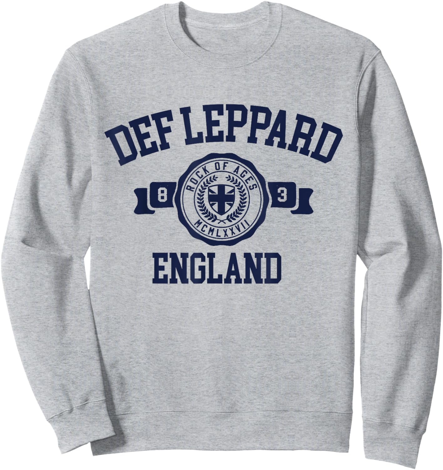 Official University Def Leppard Sweatshirt - Sweatshirt | Ash