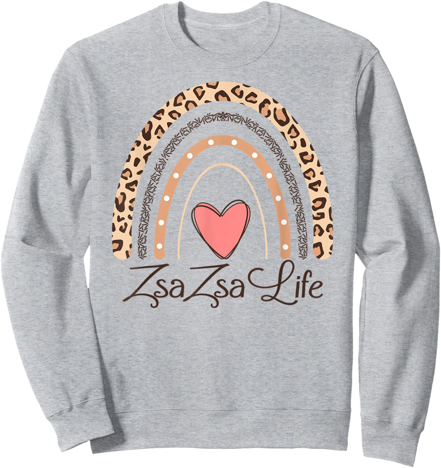 ZsaZsa Life Boho Rainbow Funny Grandma Zsa Zsa Sweatshirt - Sweatshirt | Ash