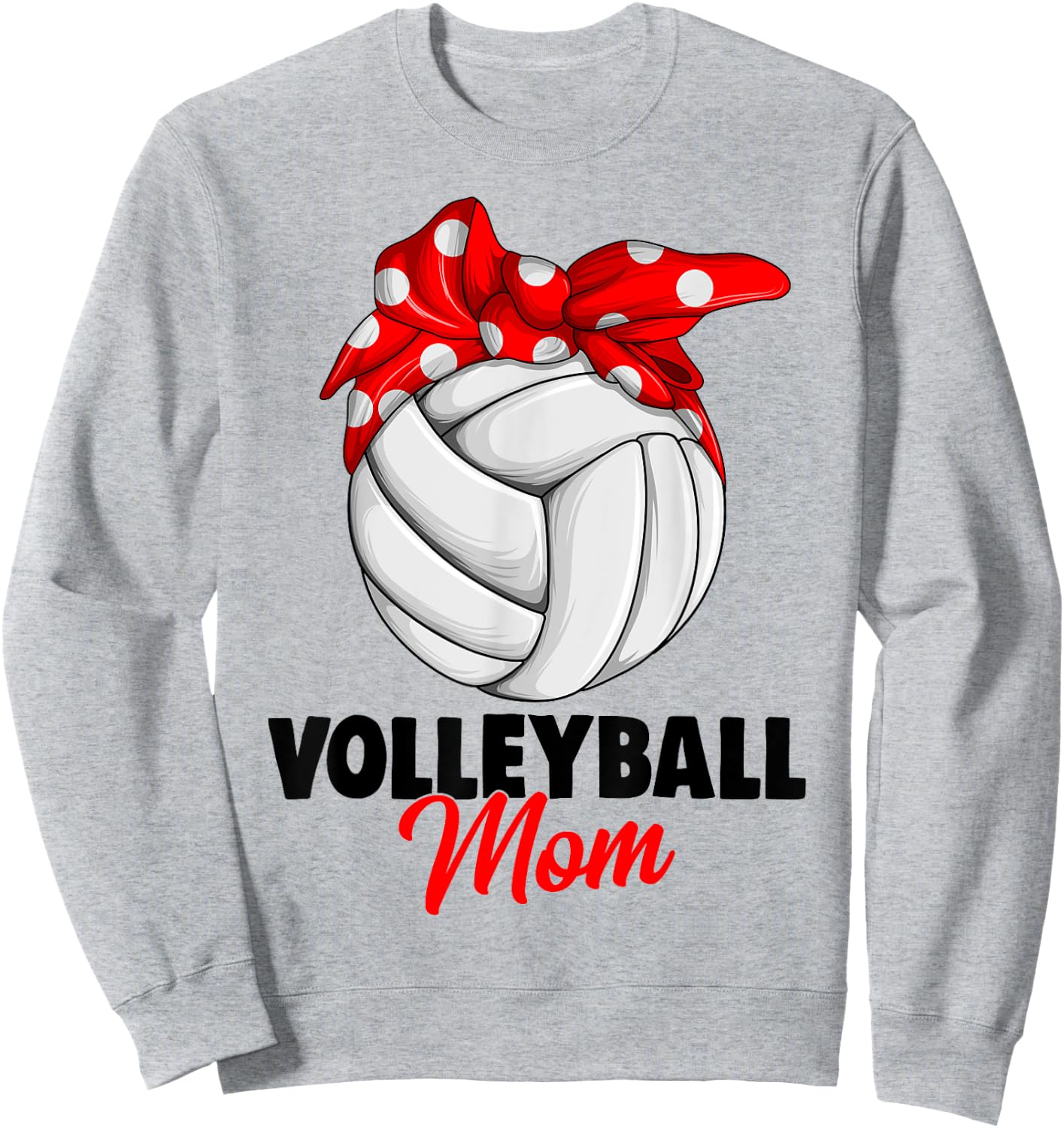Volleyball Mom Women Sweatshirt - Sweatshirt | Ash