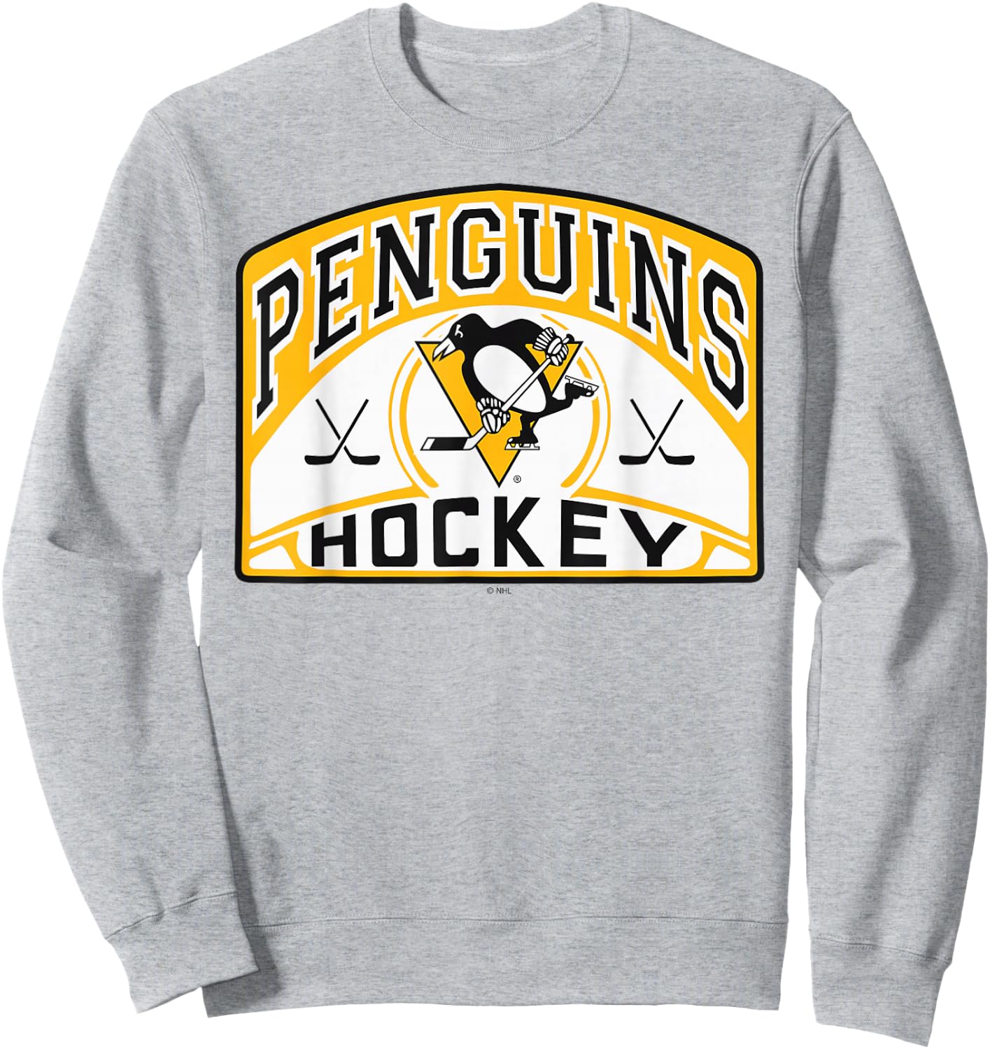 Pittsburgh Penguins Glide Gray Officially Licensed Sweatshirt - Sweatshirt | Ash