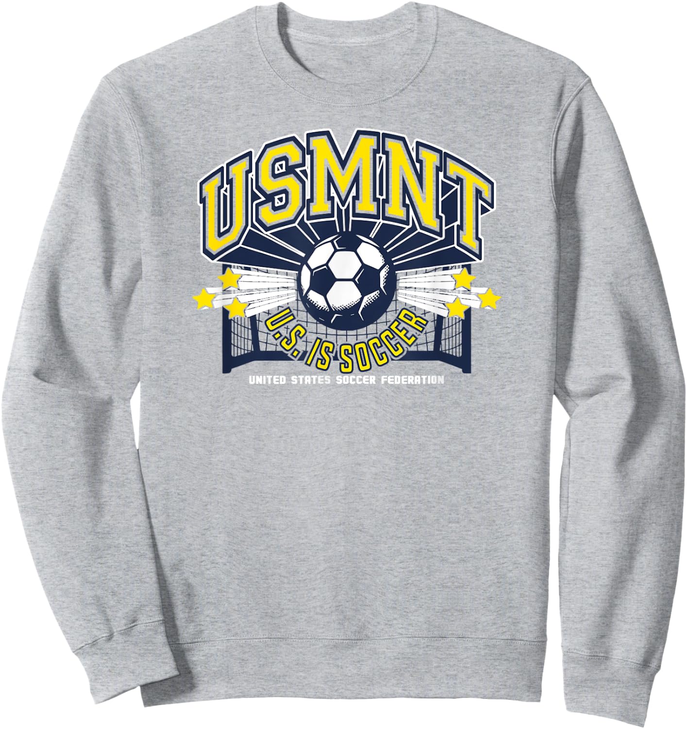 United States Men's Soccer Team USMNT Officially Licensed Sweatshirt - Sweatshirt | Ash