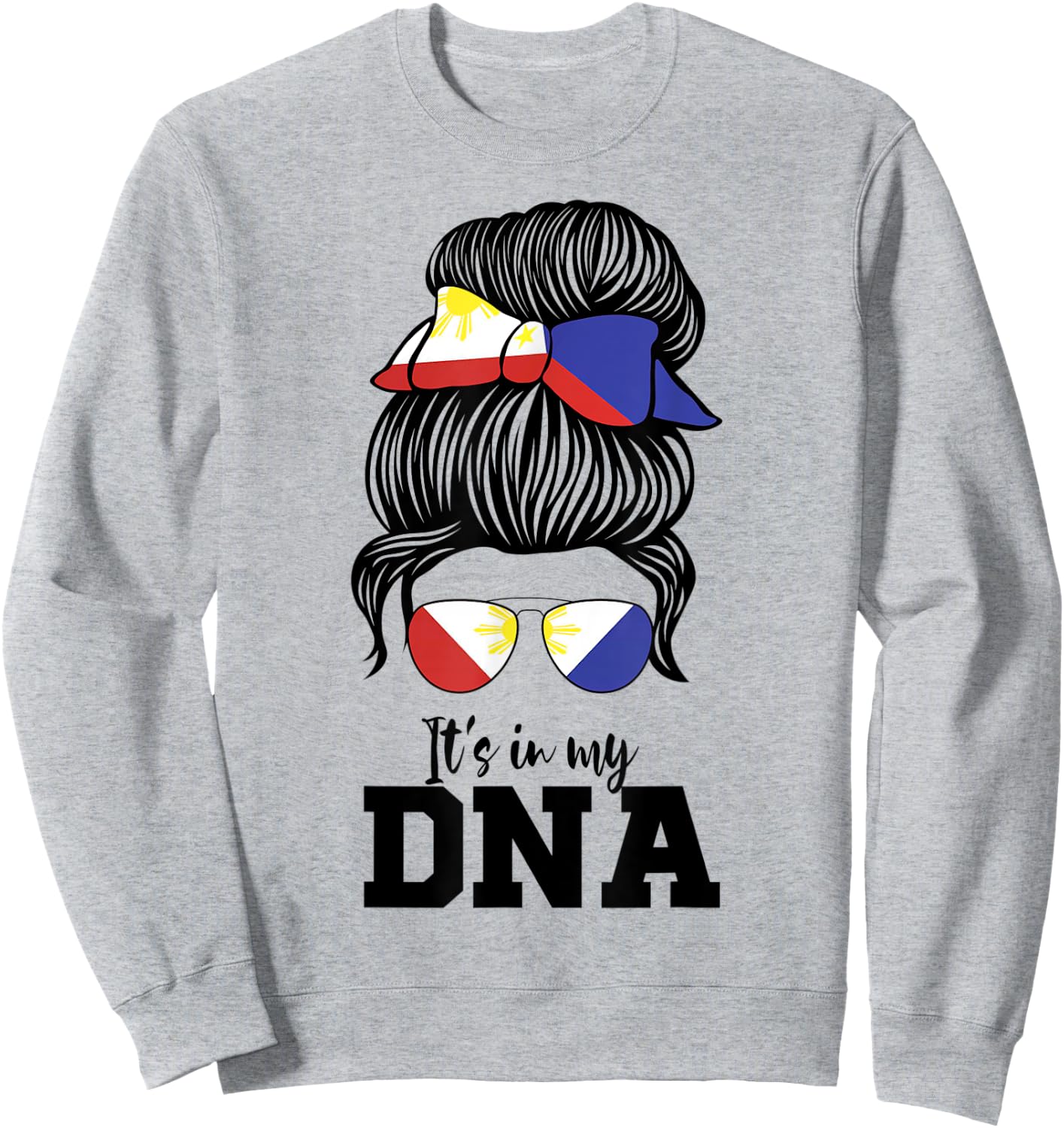 Es ist in meiner DNA Philippinen Sweatshirt - Sweatshirt | Ash