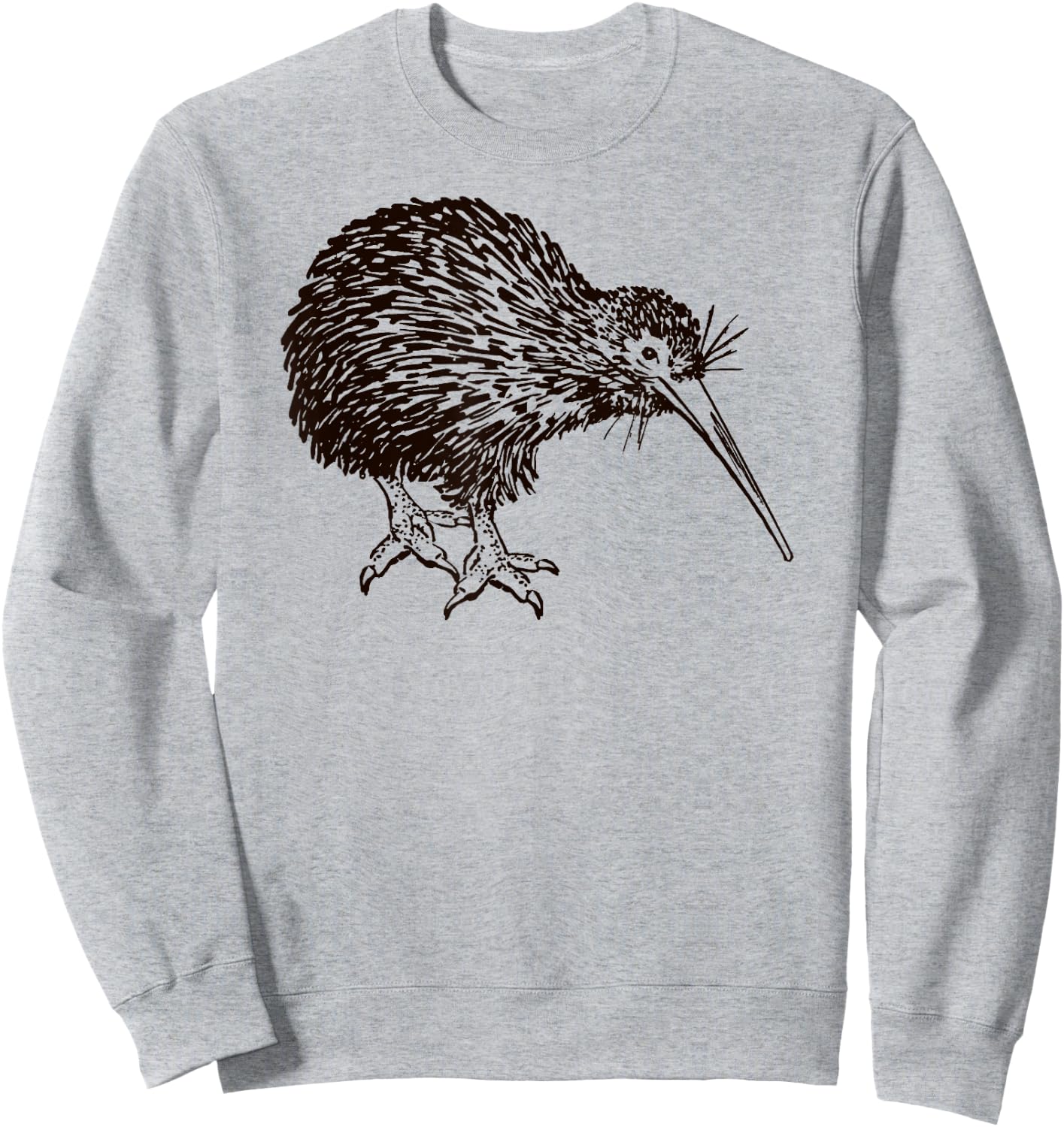 New Zealand Kiwi Bird Animal Wildlife Sweatshirt - Sweatshirt | Ash