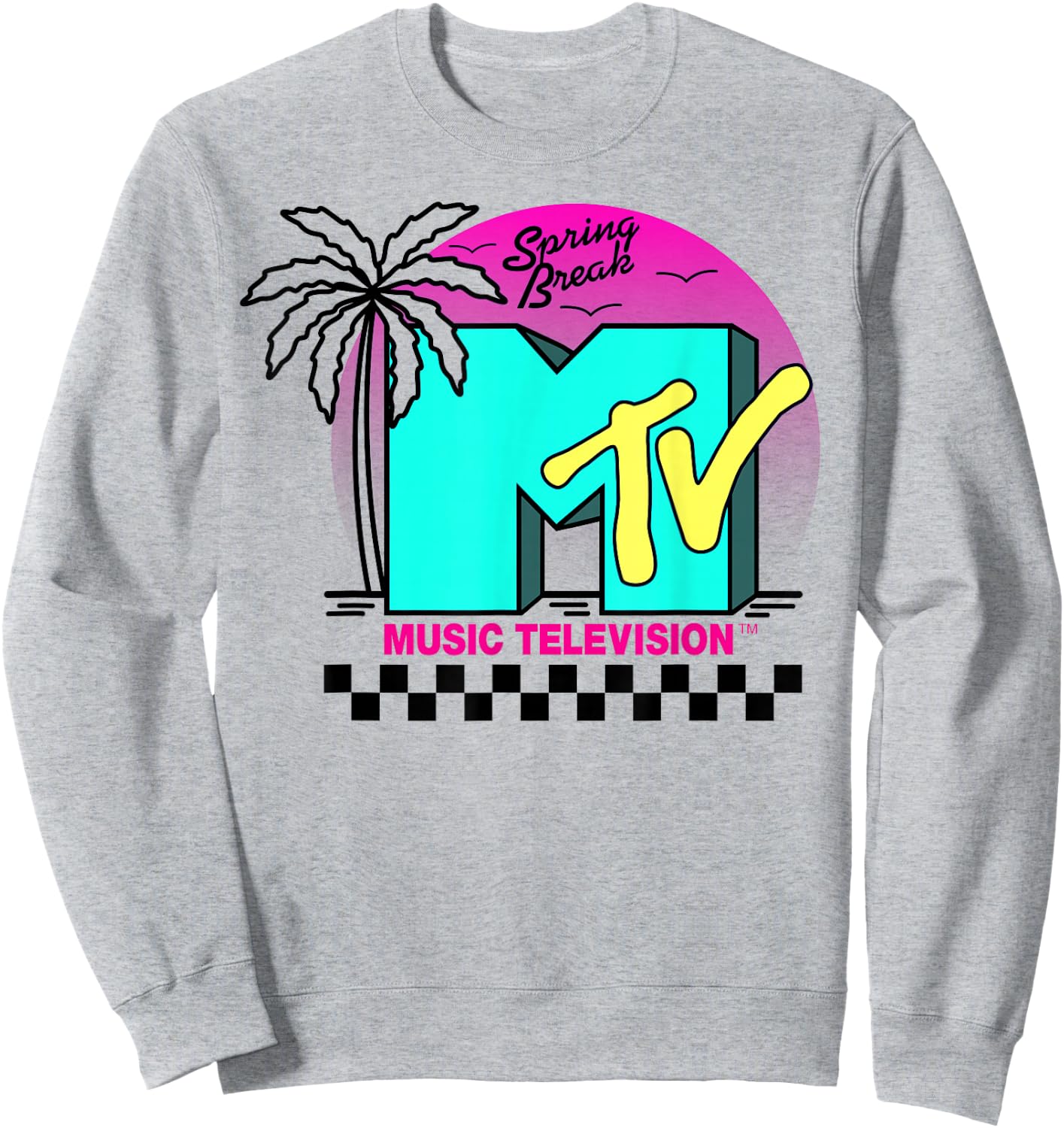 MTV - Spring Break Beach Sweatshirt - Sweatshirt | Ash