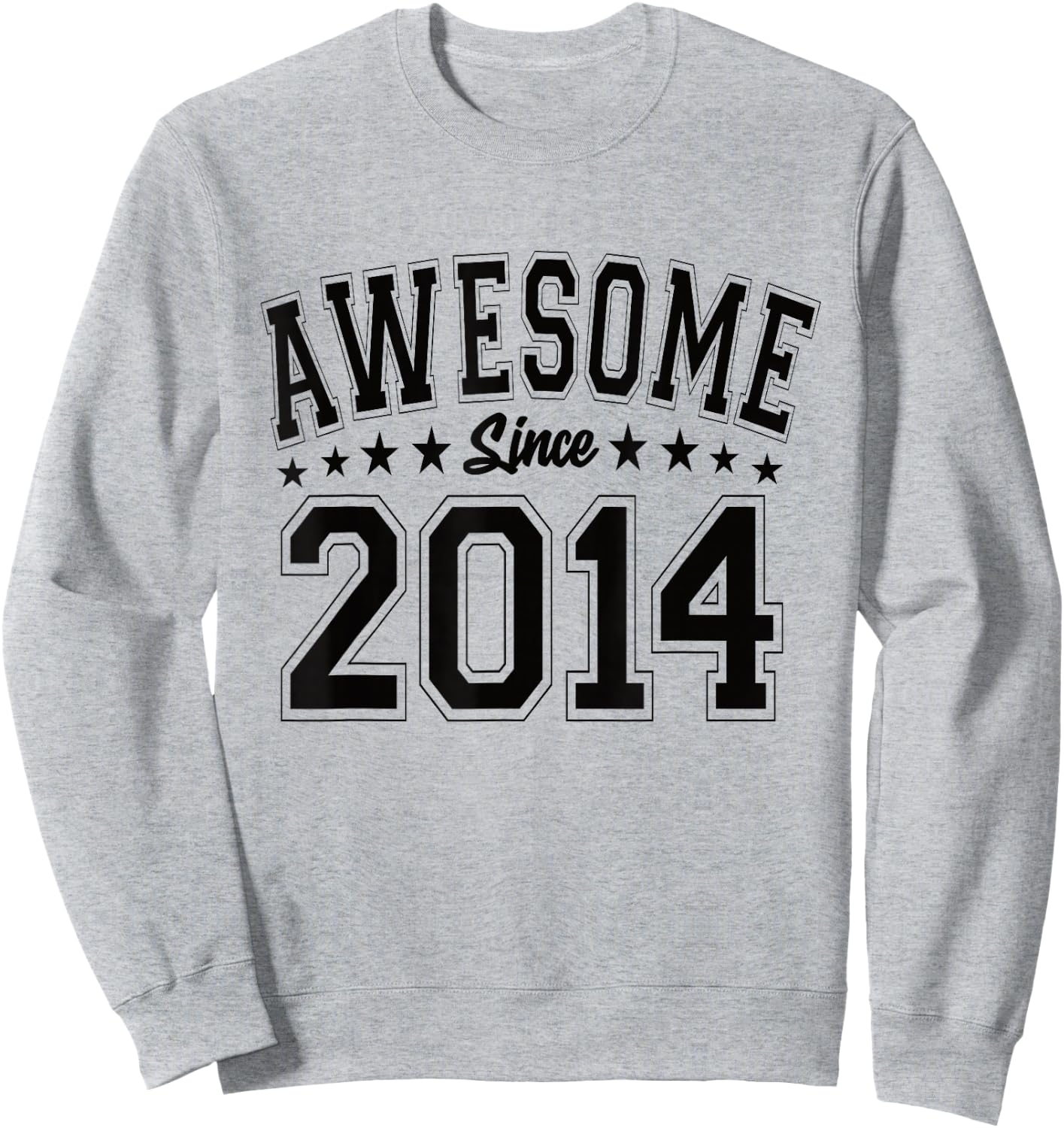 Awesome Since 2014 Birthday Awesome Vintage 2014 Sweatshirt - Sweatshirt | Ash