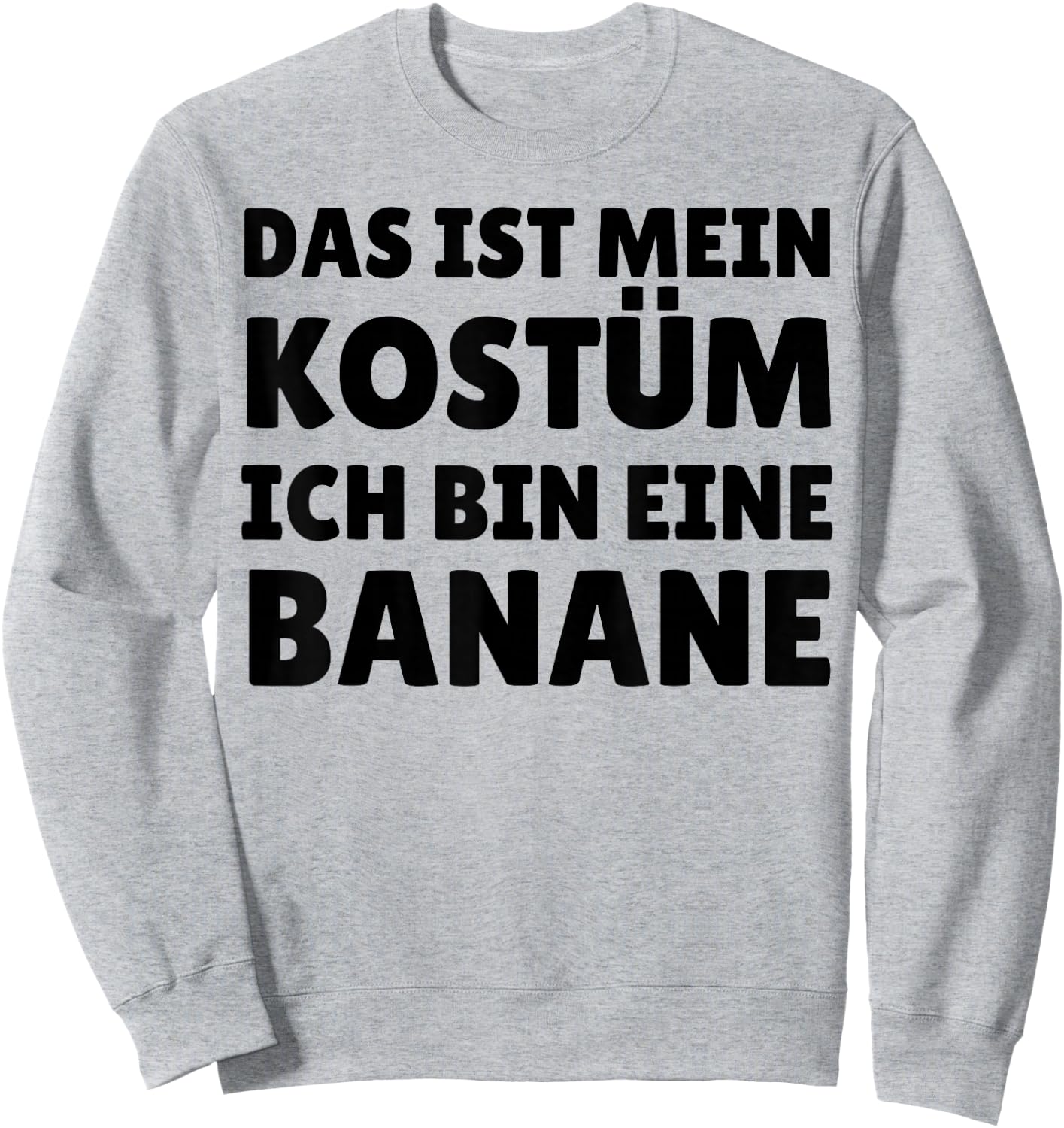 Funny Banana Costume Carnival Halloween Banana Sweatshirt - Sweatshirt | Ash