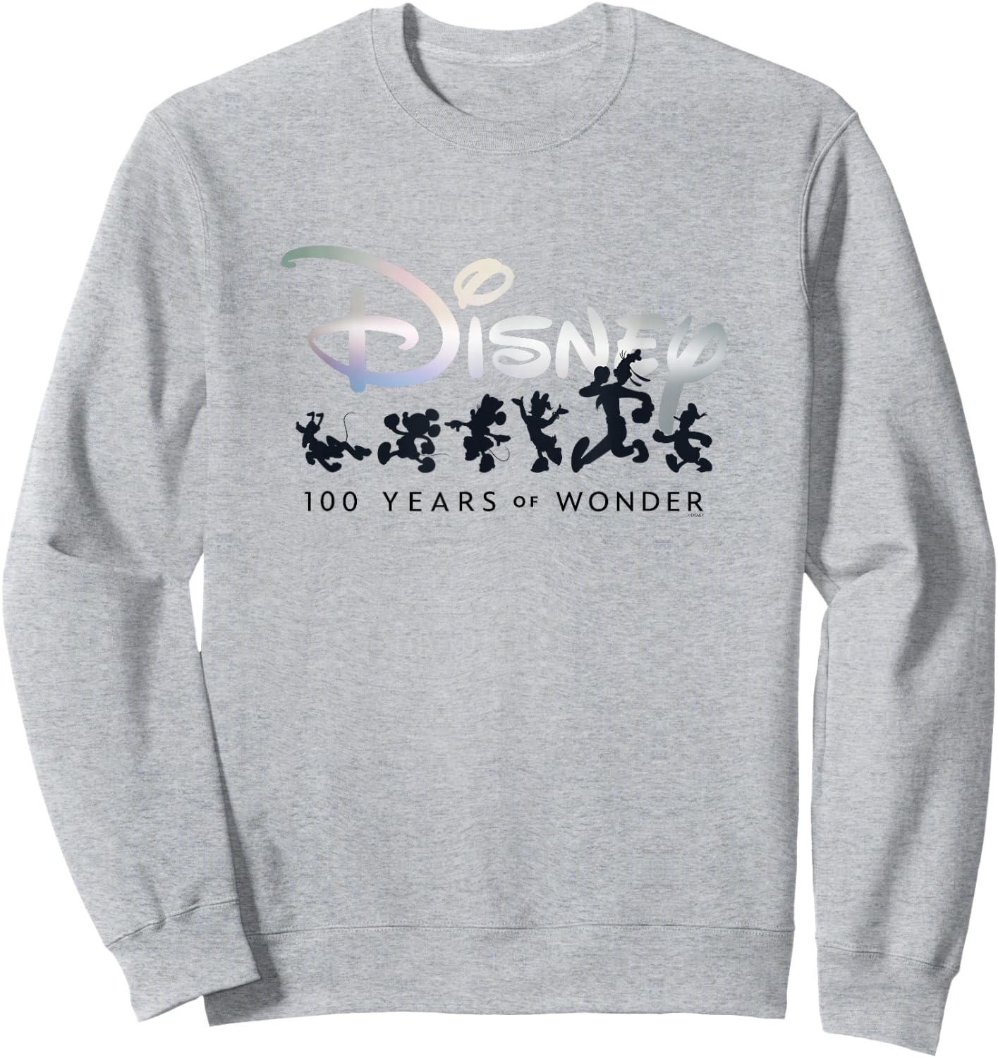 Disney 100 Years of Wonder Mickey & Pals Silhouettes D100 , blue Sweatshirt - Sweatshirt | Ash