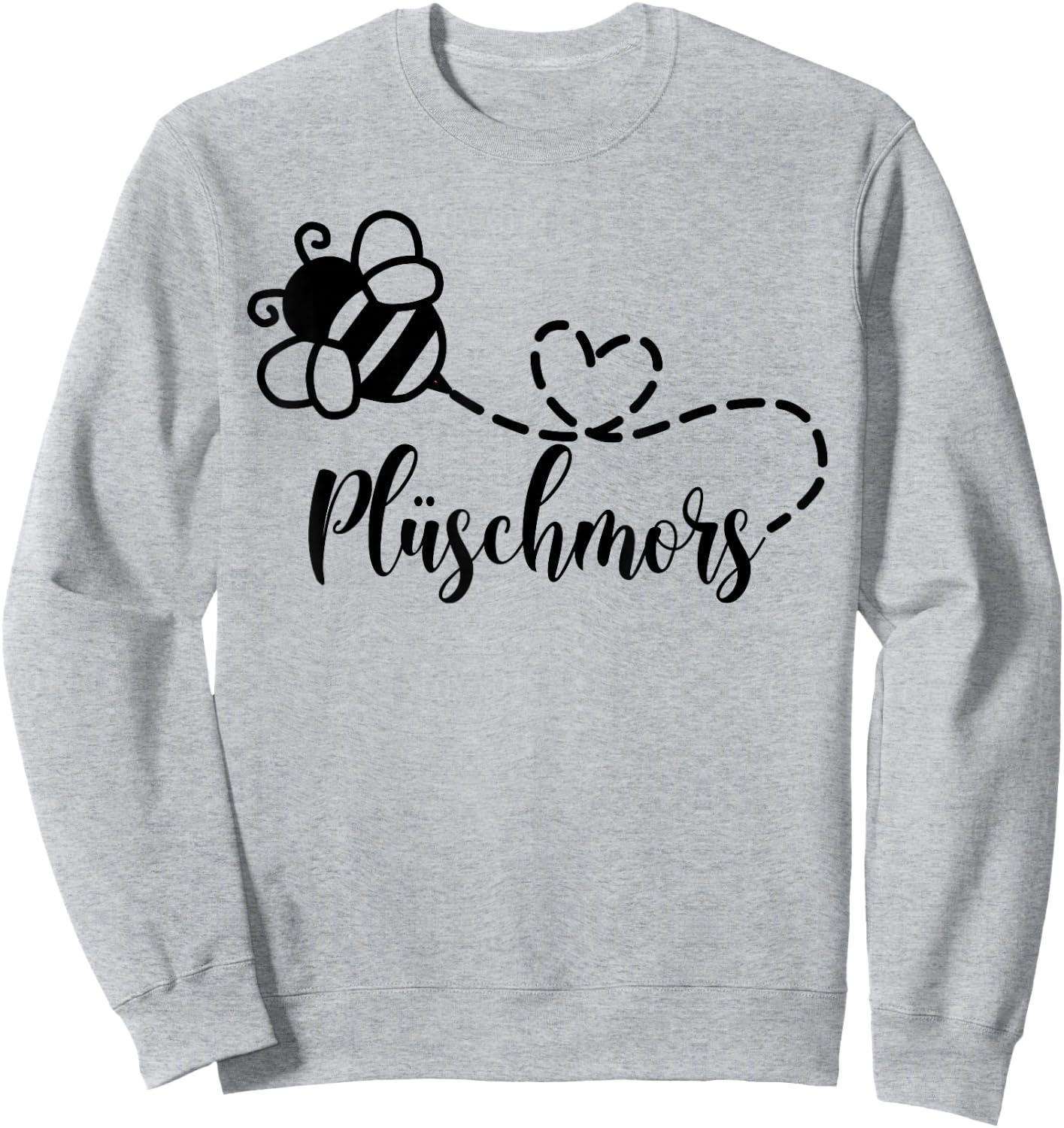 Plüschmors Hummel Ostfriesisch Nordsee Ostfriesland Sweatshirt - Sweatshirt | Ash