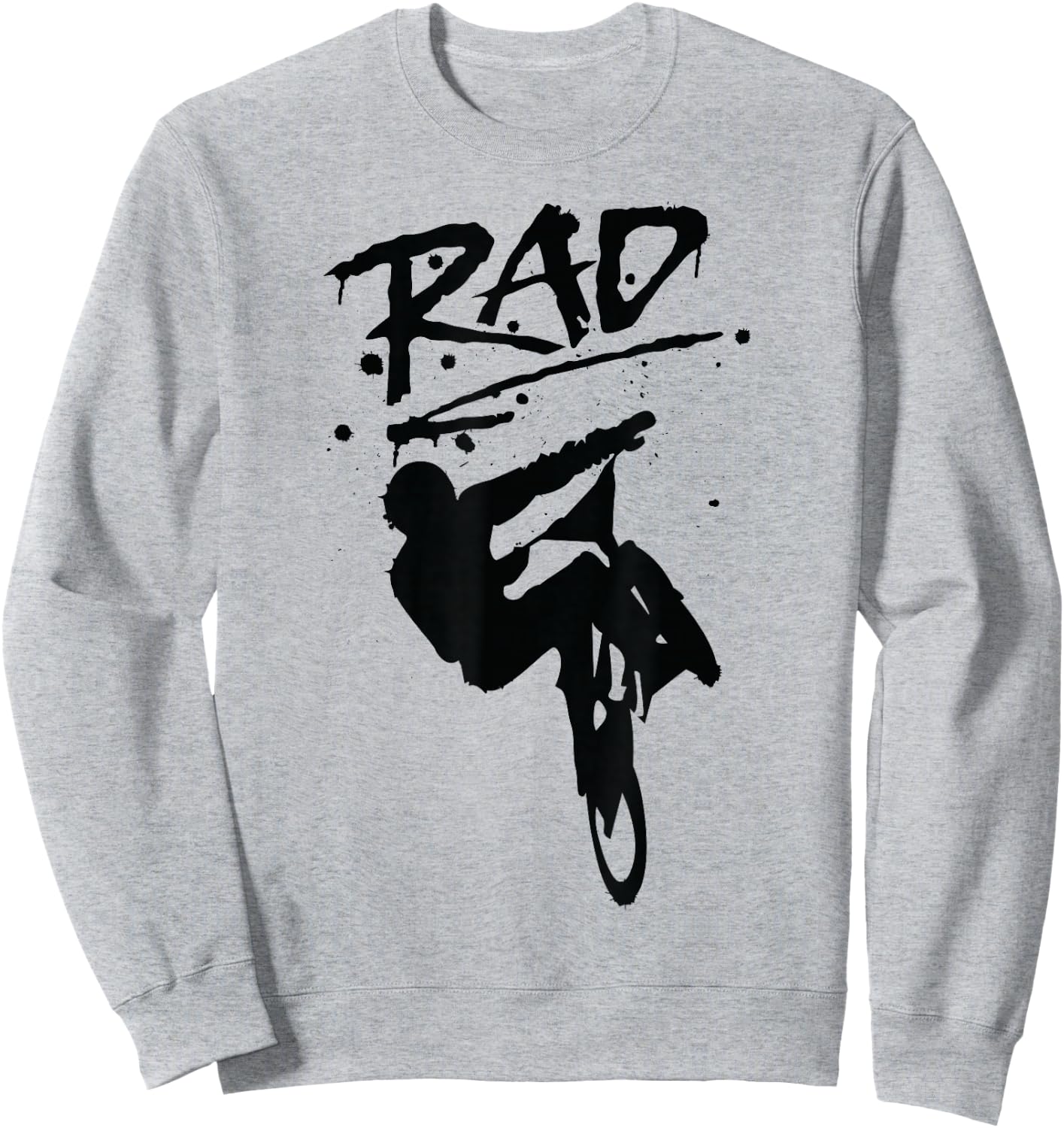 RAD Radical BMX Bike Redesign Graffiti Sweatshirt - Sweatshirt | Ash