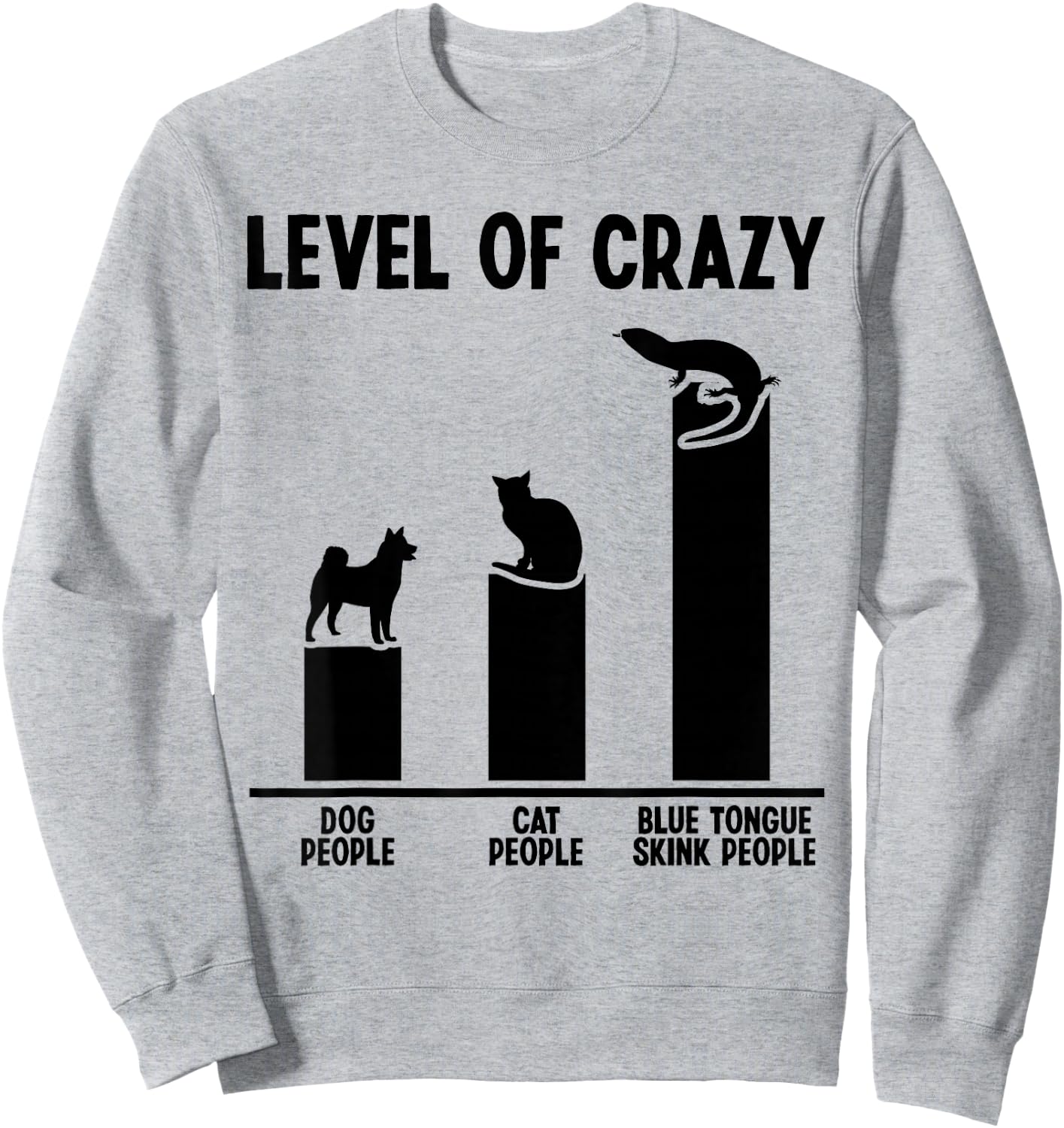 Blue Tongue Skink Enclosure Terrarium Blue Tongue Skink Sweatshirt - Sweatshirt | Ash