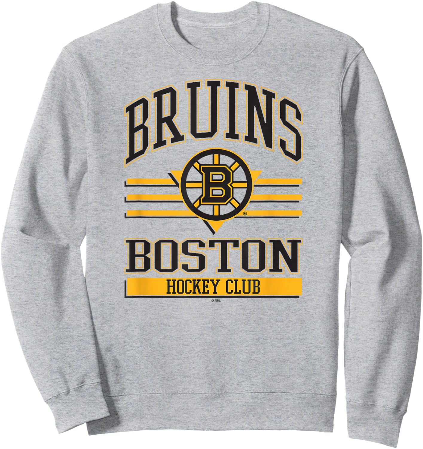 Boston Bruins Hockey Club White Officially Licensed Sweatshirt - Sweatshirt | Ash