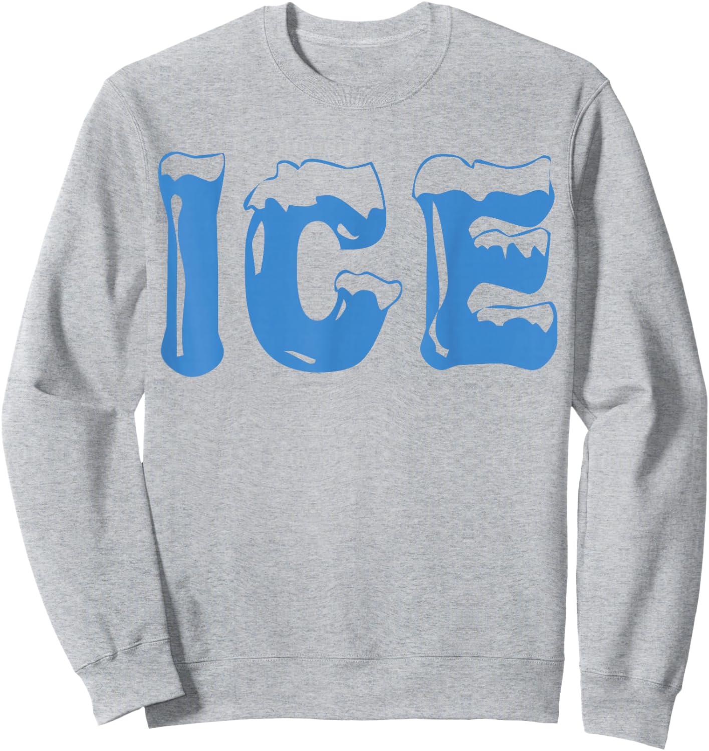 Funny Fire and Ice Cream Costume Halloween Family Matching Women , White Sweatshirt - Sweatshirt | Ash