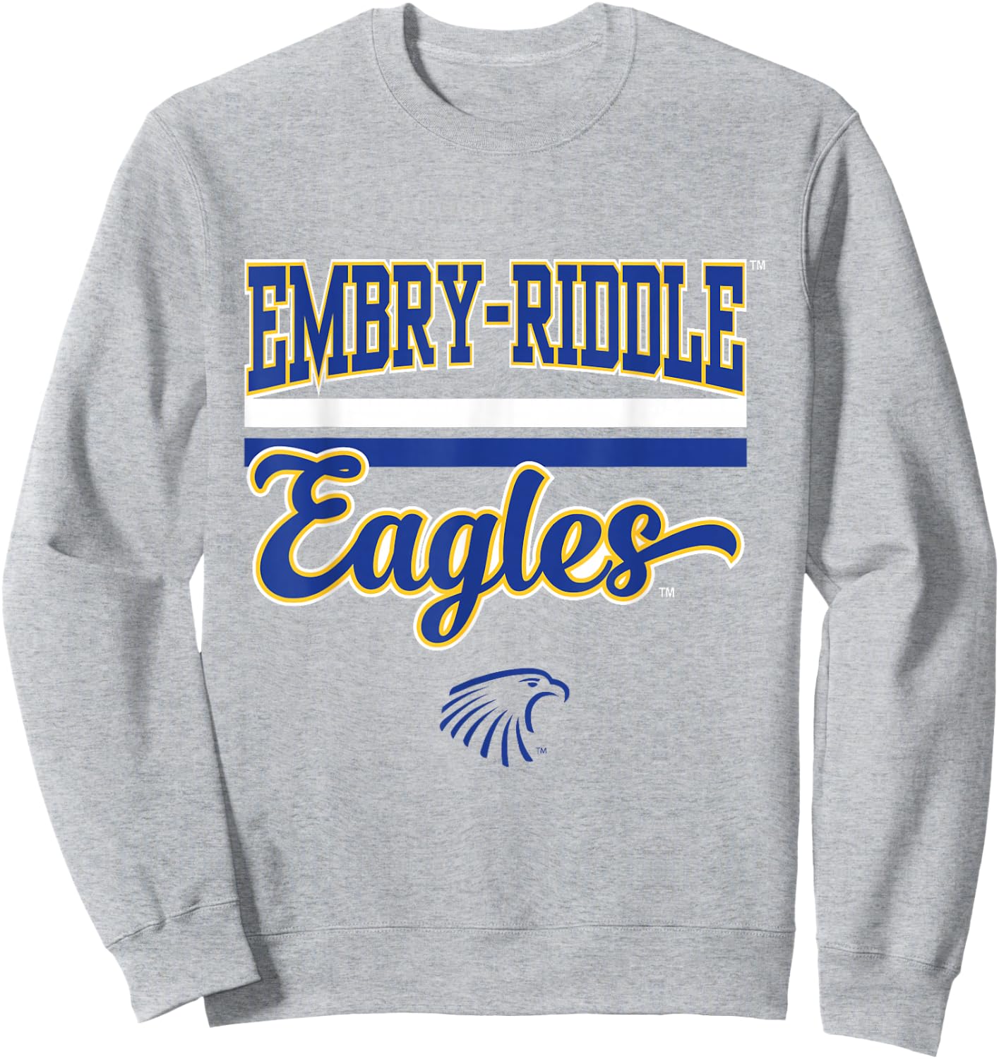 Embry Riddle Eagles |NCAA Official University | VNPEMBR301 Sweatshirt - Sweatshirt | Ash