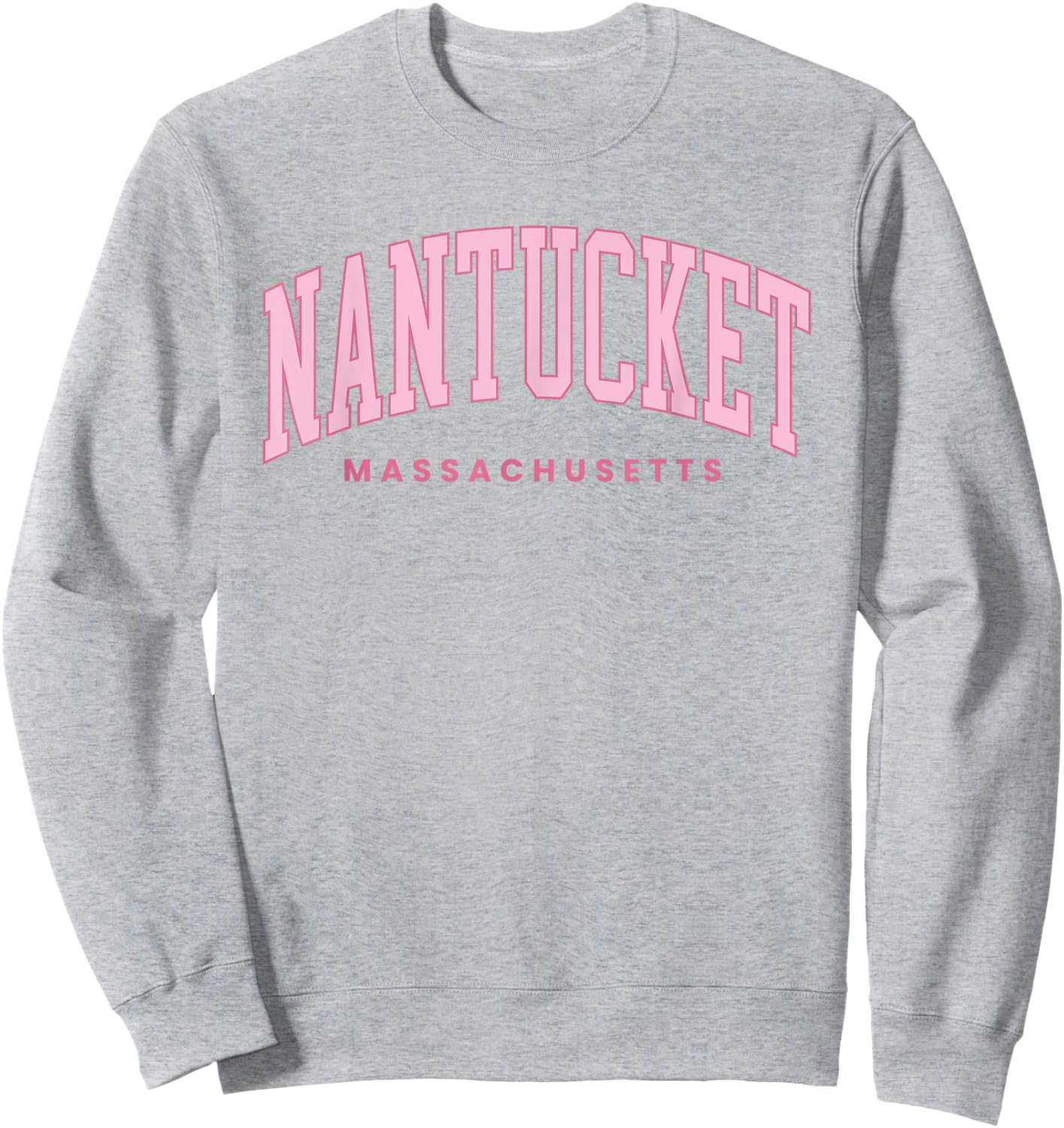 Vintage Nantucket Island Retro Preppy Throwback Girls Women Sweatshirt - Sweatshirt | Ash