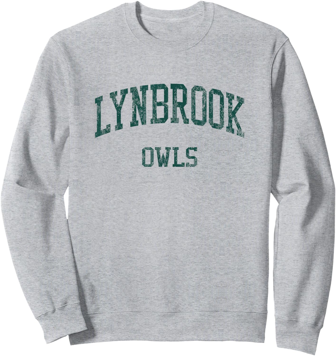 Lynbrook High School HS Lynbrook NY Vintage Sports Sweatshirt - Sweatshirt | Ash