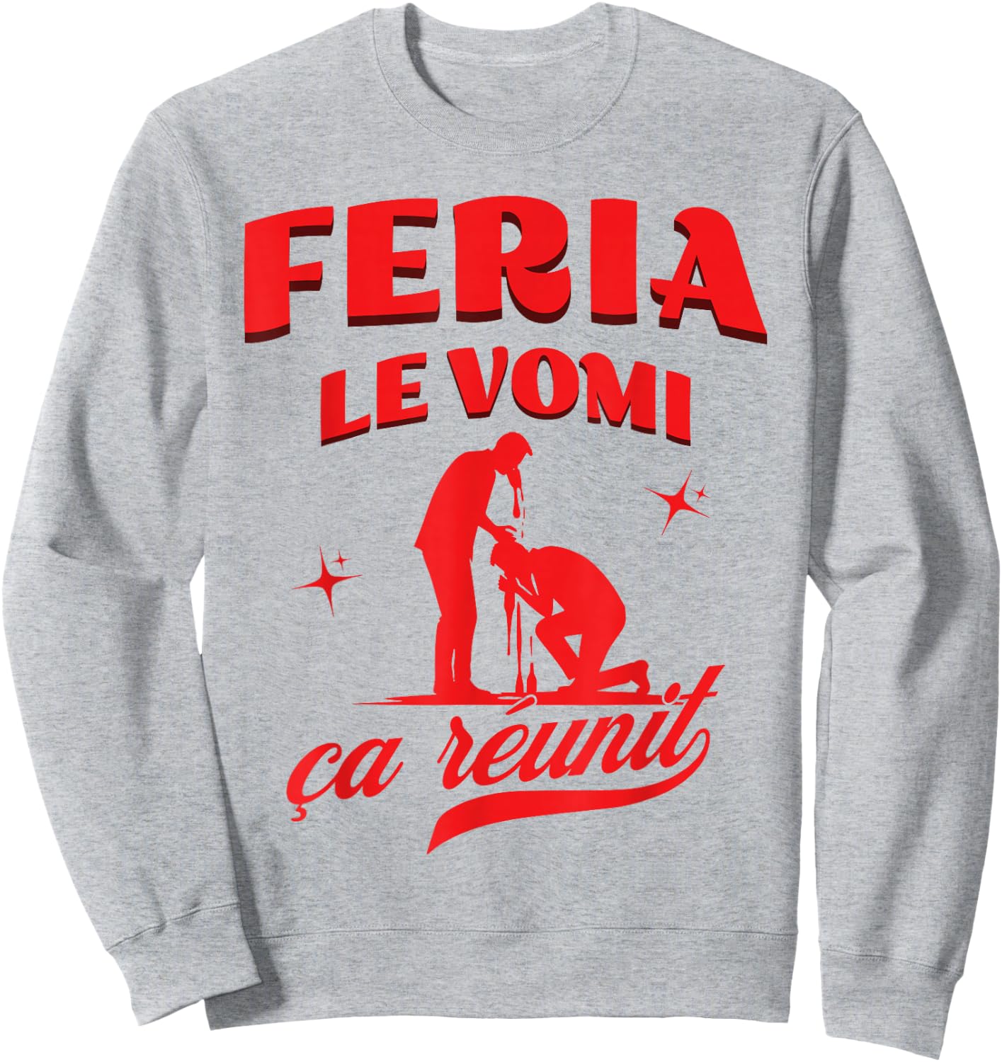 Feria Vomi the Aperitif without Moderation Basque Country Tapas , white, S Sweatshirt - Sweatshirt | Ash