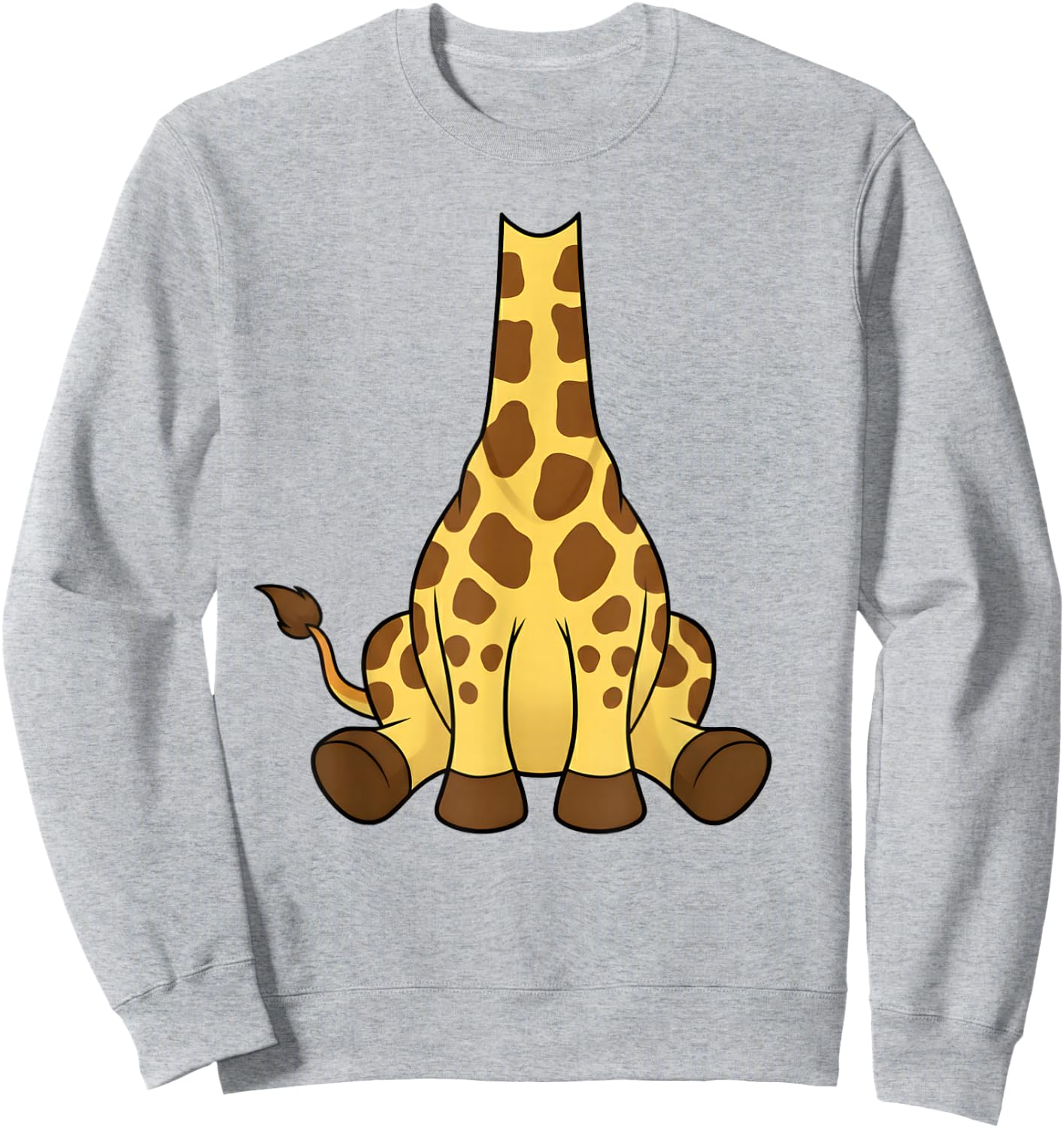 Giraffe Costume Adult Men Women Kids Boys Girls Halloween Sweatshirt - Sweatshirt | Ash