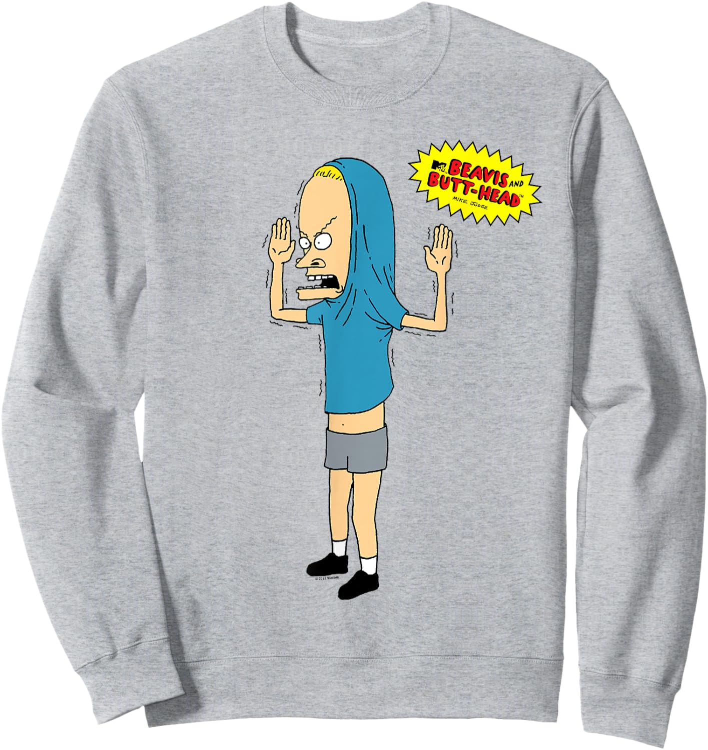 Beavis and Butt-Head The Great Cornholio , gray, s Sweatshirt - Sweatshirt | Ash