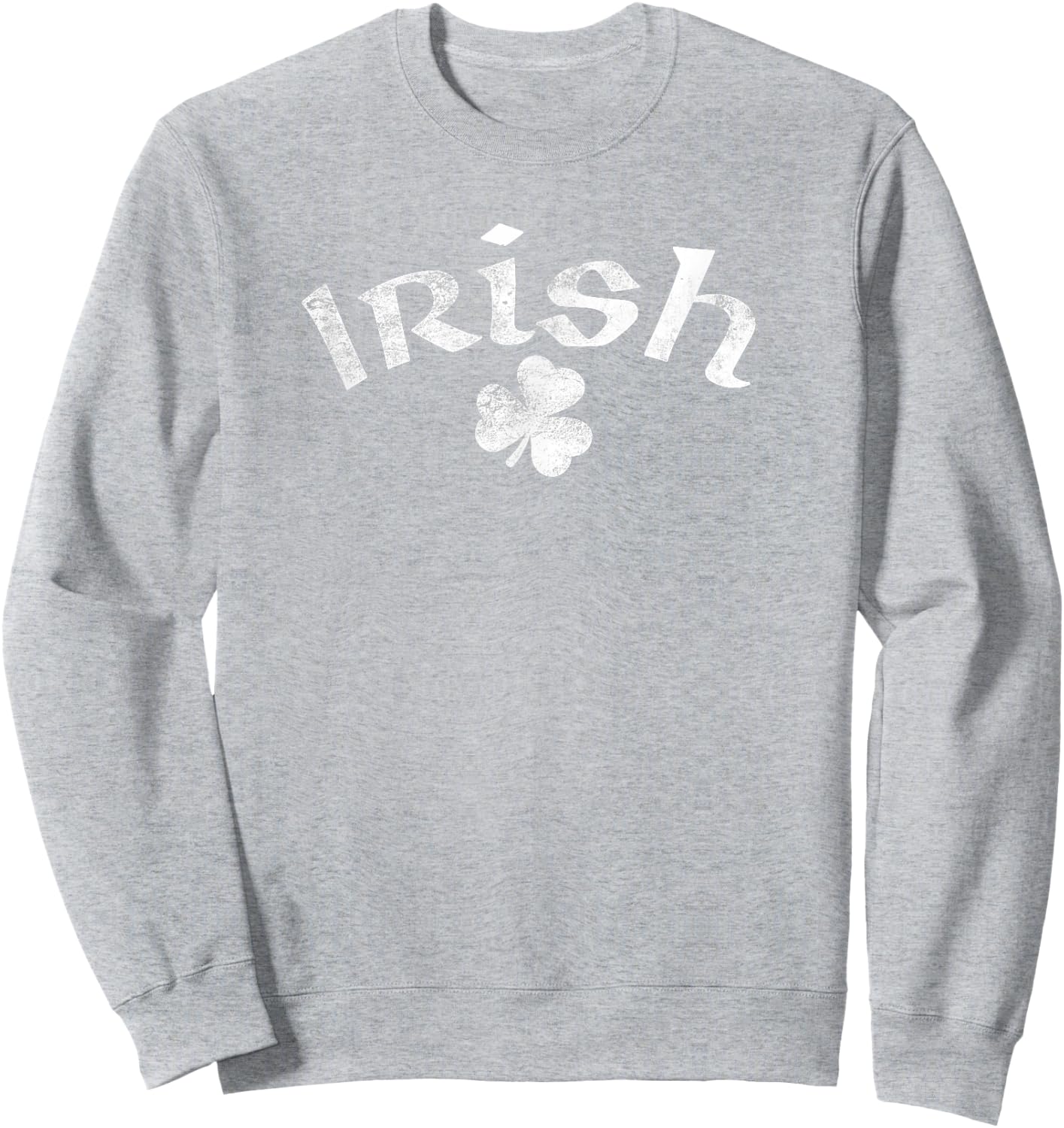 Irish Ireland Shamrock Sweatshirt - Sweatshirt | Ash