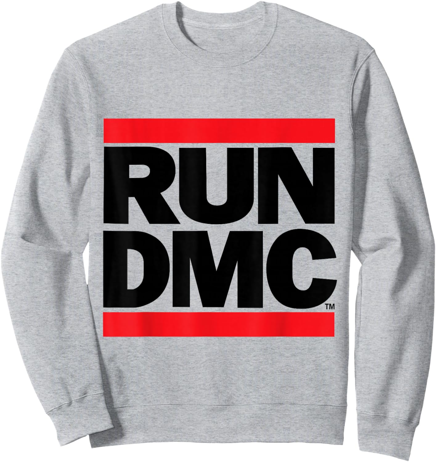 RUN DMC Official Logo Light Sweatshirt - Sweatshirt | Ash