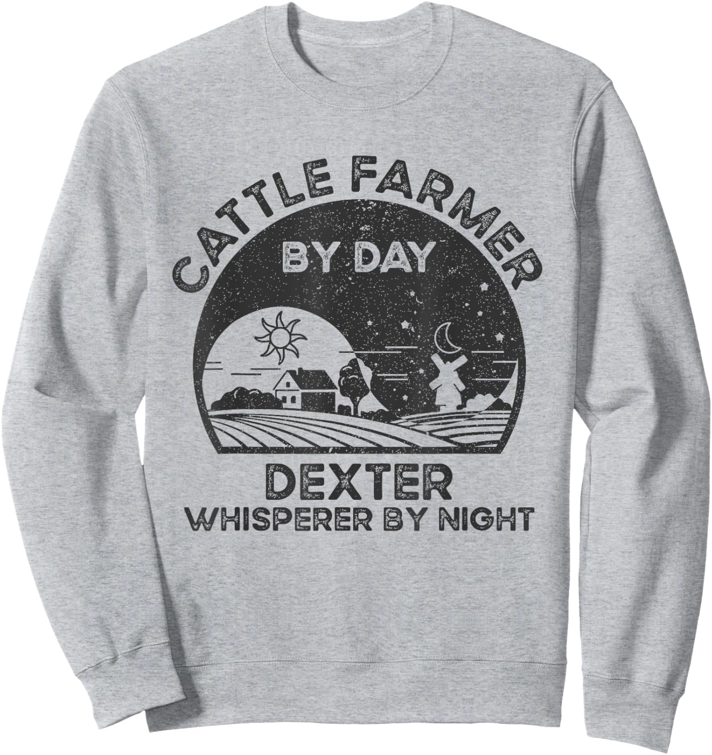 Cattle Farmer Whisperer Cow Rancher - Dexter Sweatshirt - Sweatshirt | Ash