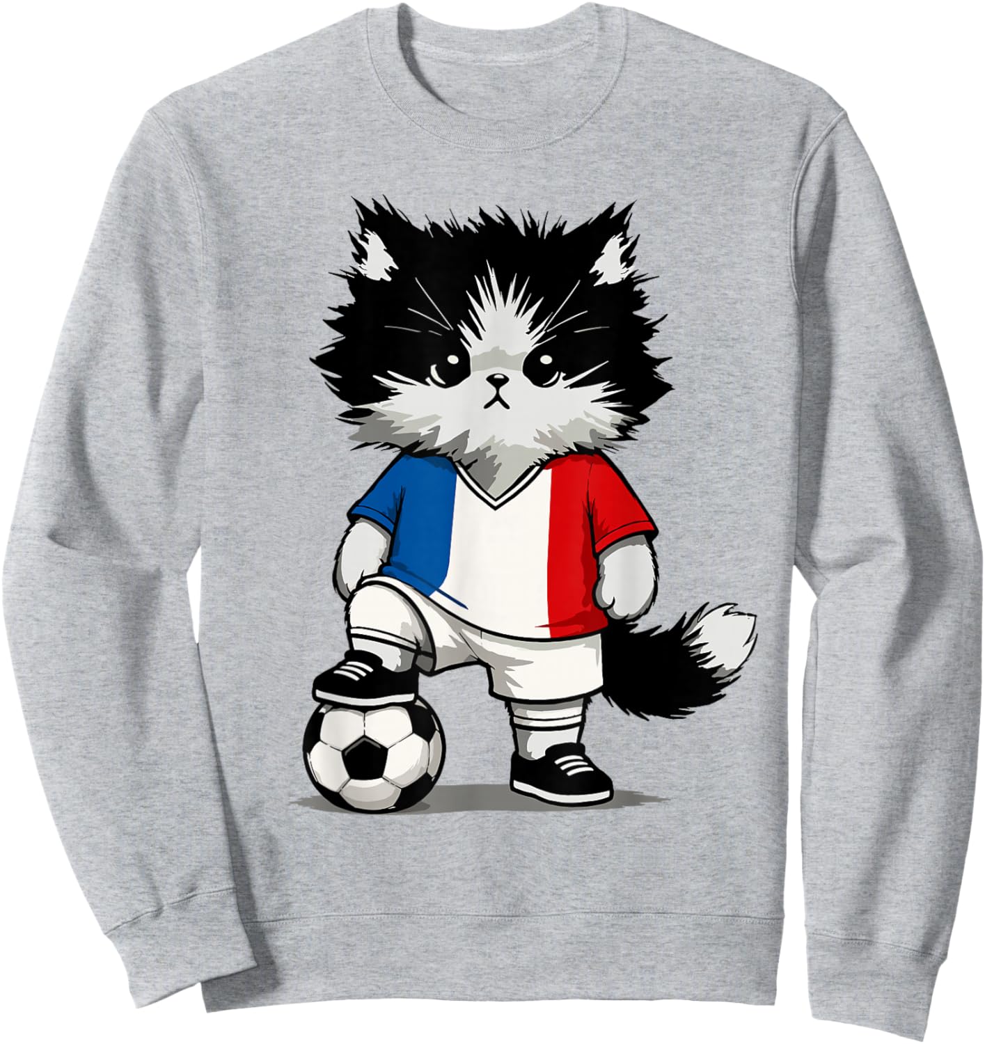 Drapeau français Hommes Femmes Enfants France Sweatshirt - Sweatshirt | Ash