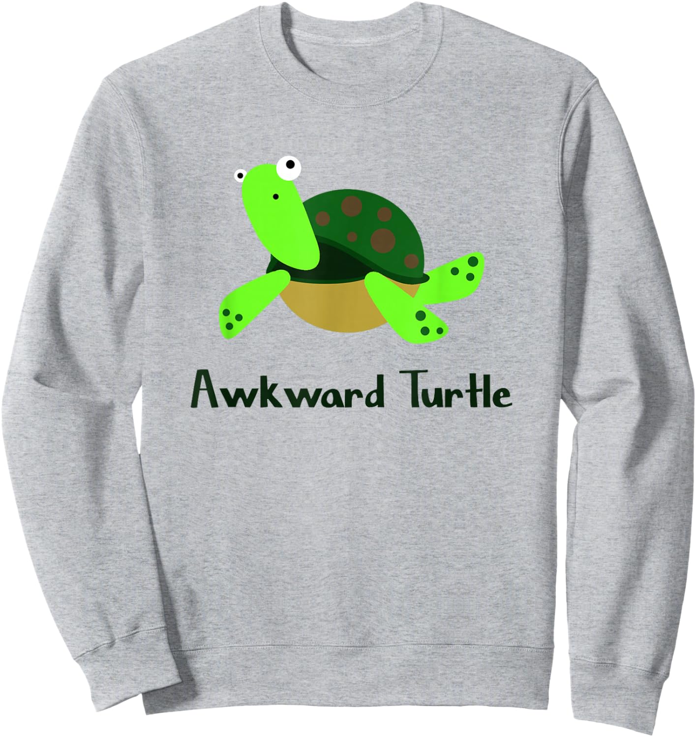 Awkward Turtle Sweatshirt - Sweatshirt | Ash