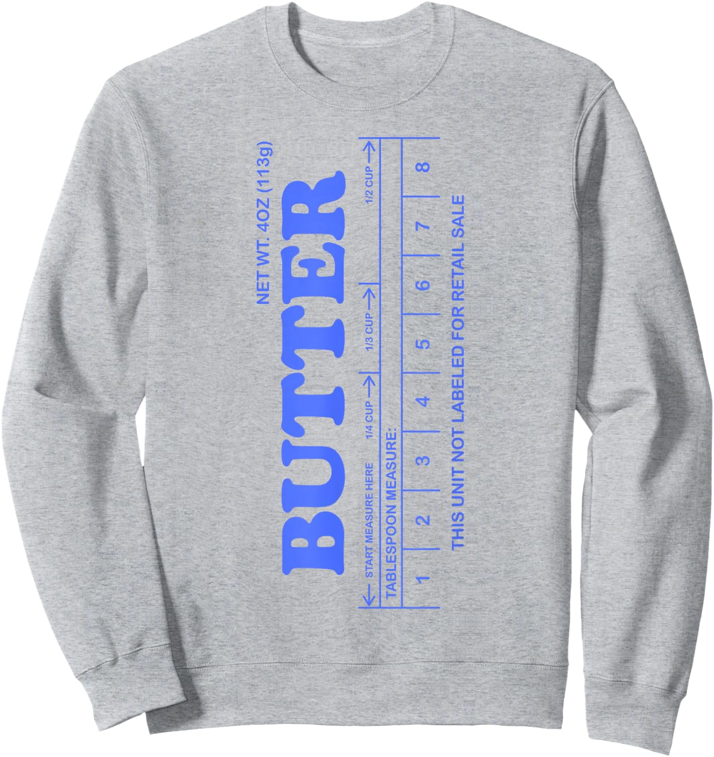 Butter Stick - Blue funny Sweatshirt - Sweatshirt | Ash