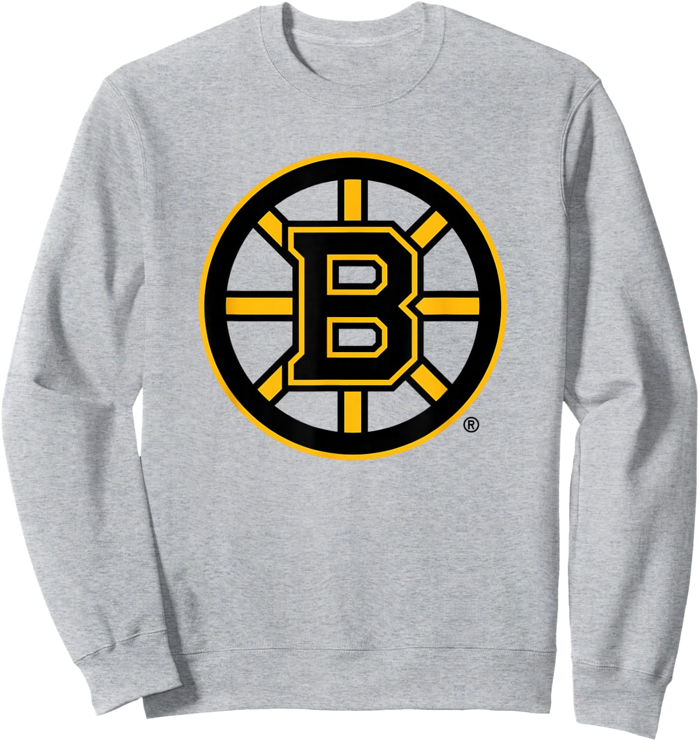 Boston Bruins Icon White Officially Licensed Sweatshirt - Sweatshirt | Ash
