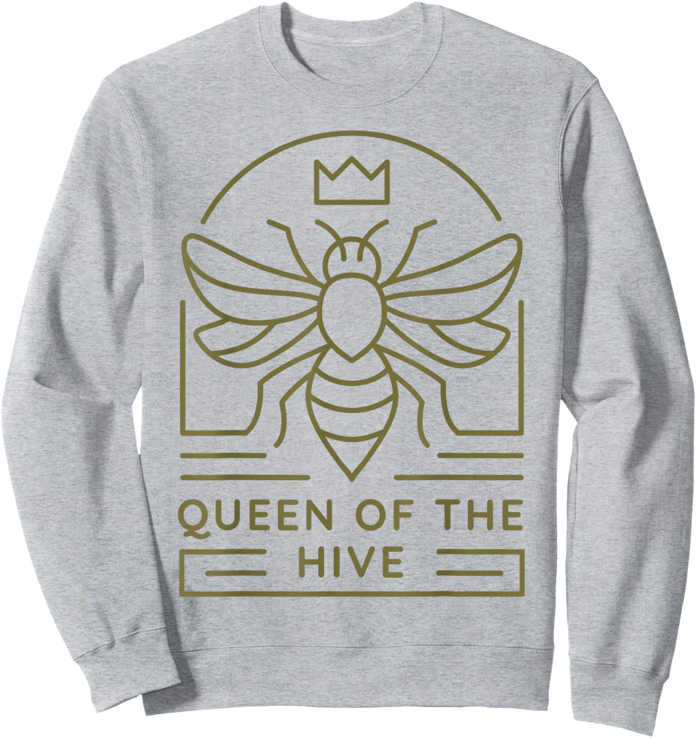 Beekeeper Outfit Women Bee Lover Queen Of The Hive Sweatshirt - Sweatshirt | Ash