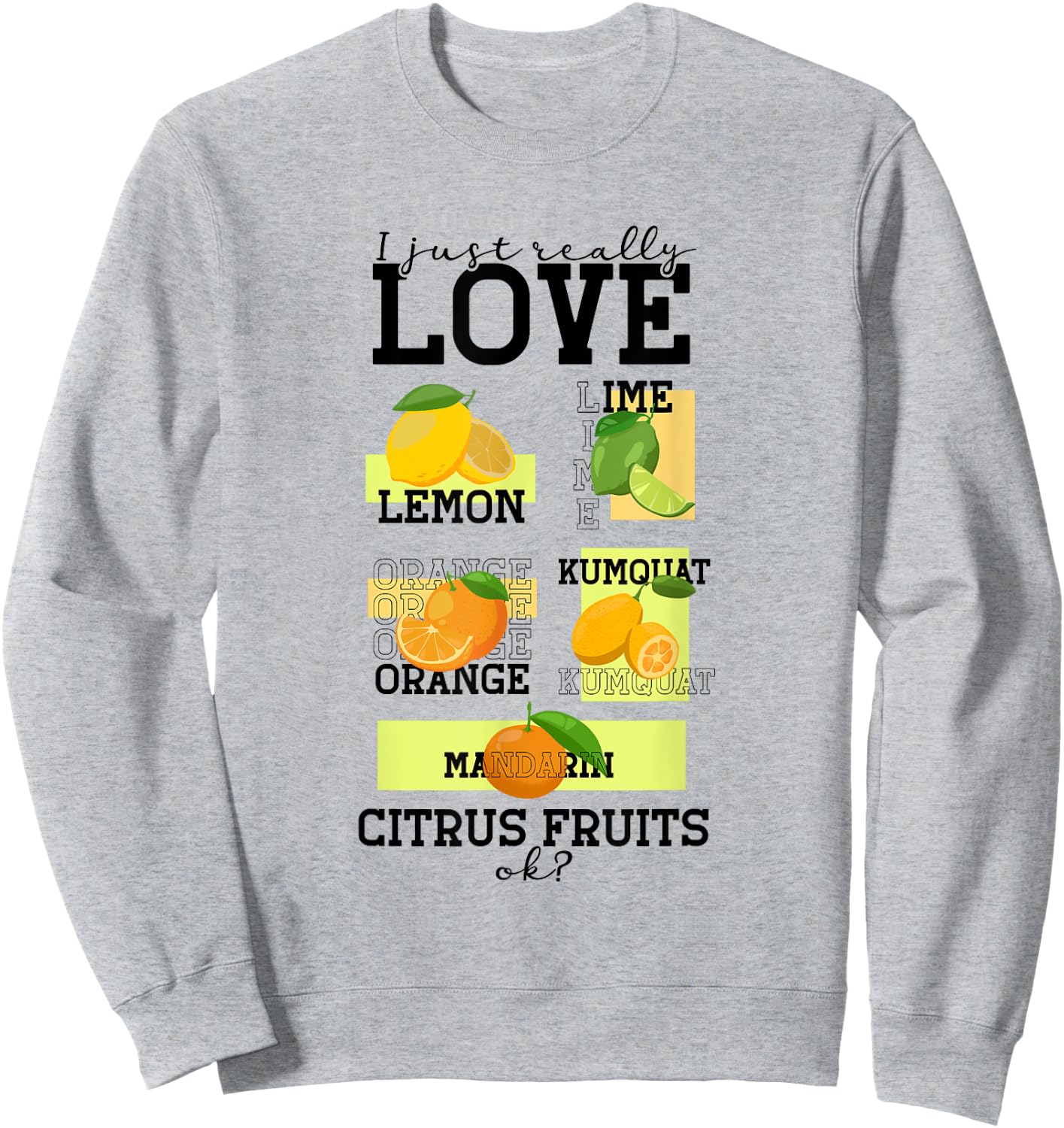 Citrus , white, S Sweatshirt - Sweatshirt | Ash