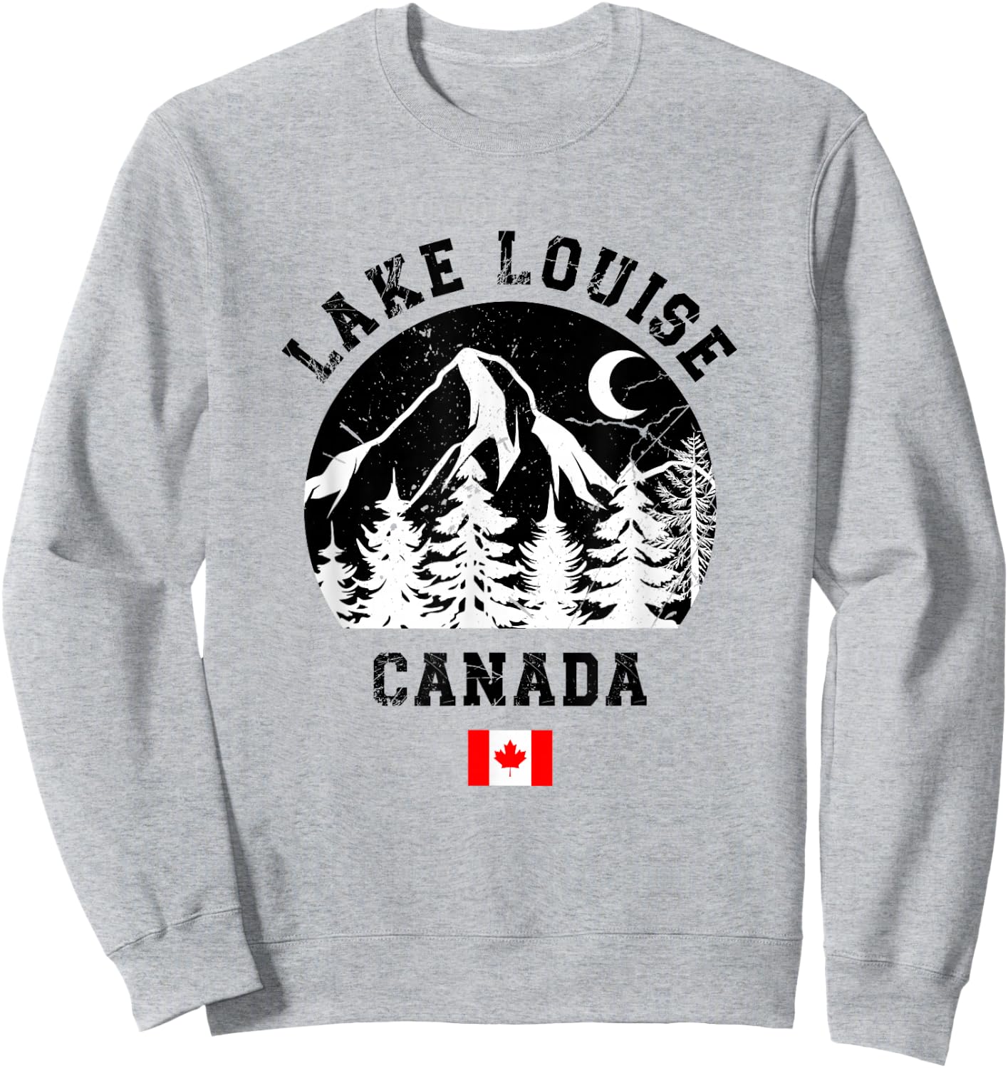 Lake Louise Canada Ski Resort Alberta Canadian Sweatshirt - Sweatshirt | Ash