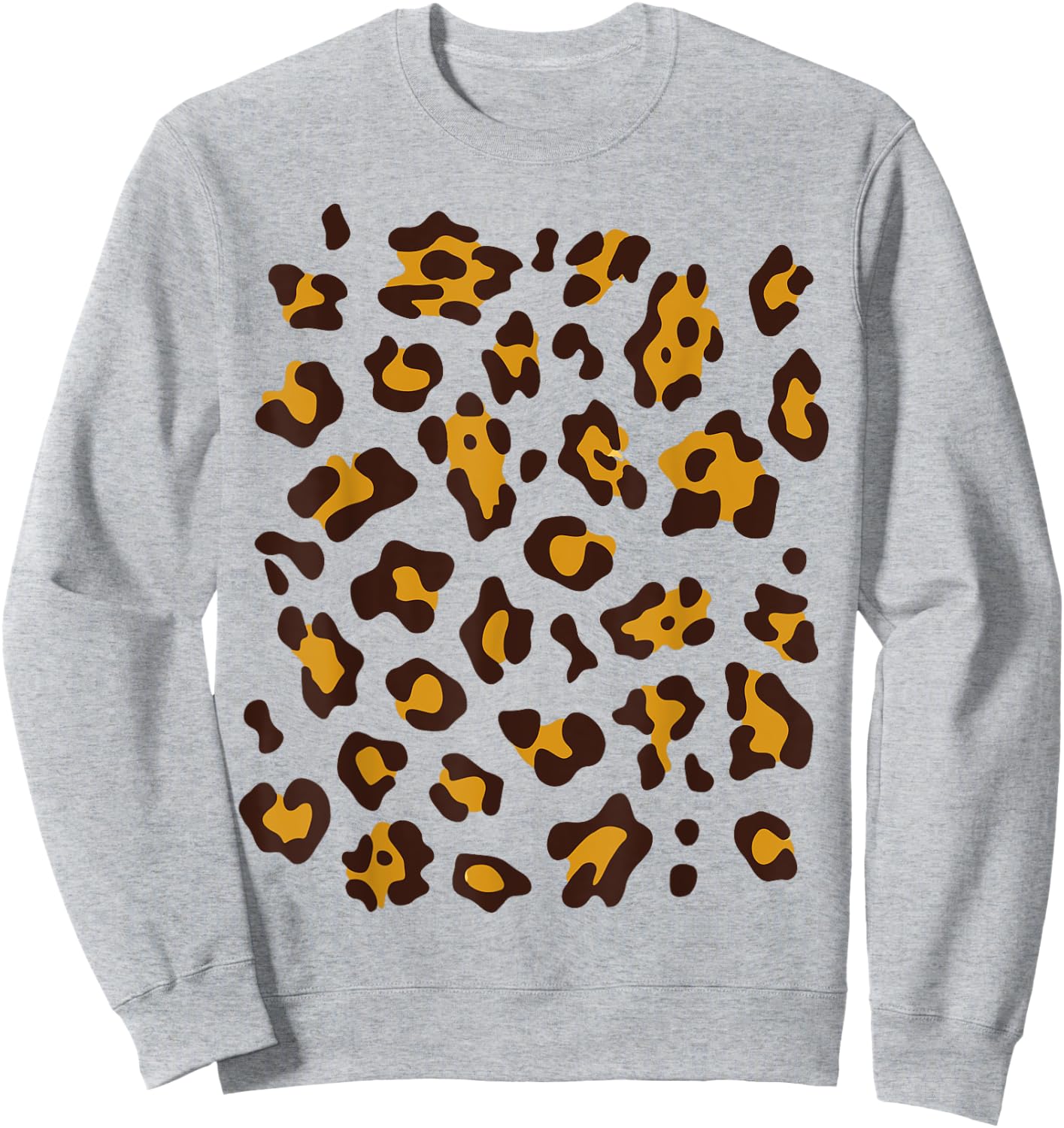Cute Yellow Leopard Print Costume For Kids and Toddlers Sweatshirt - Sweatshirt | Ash