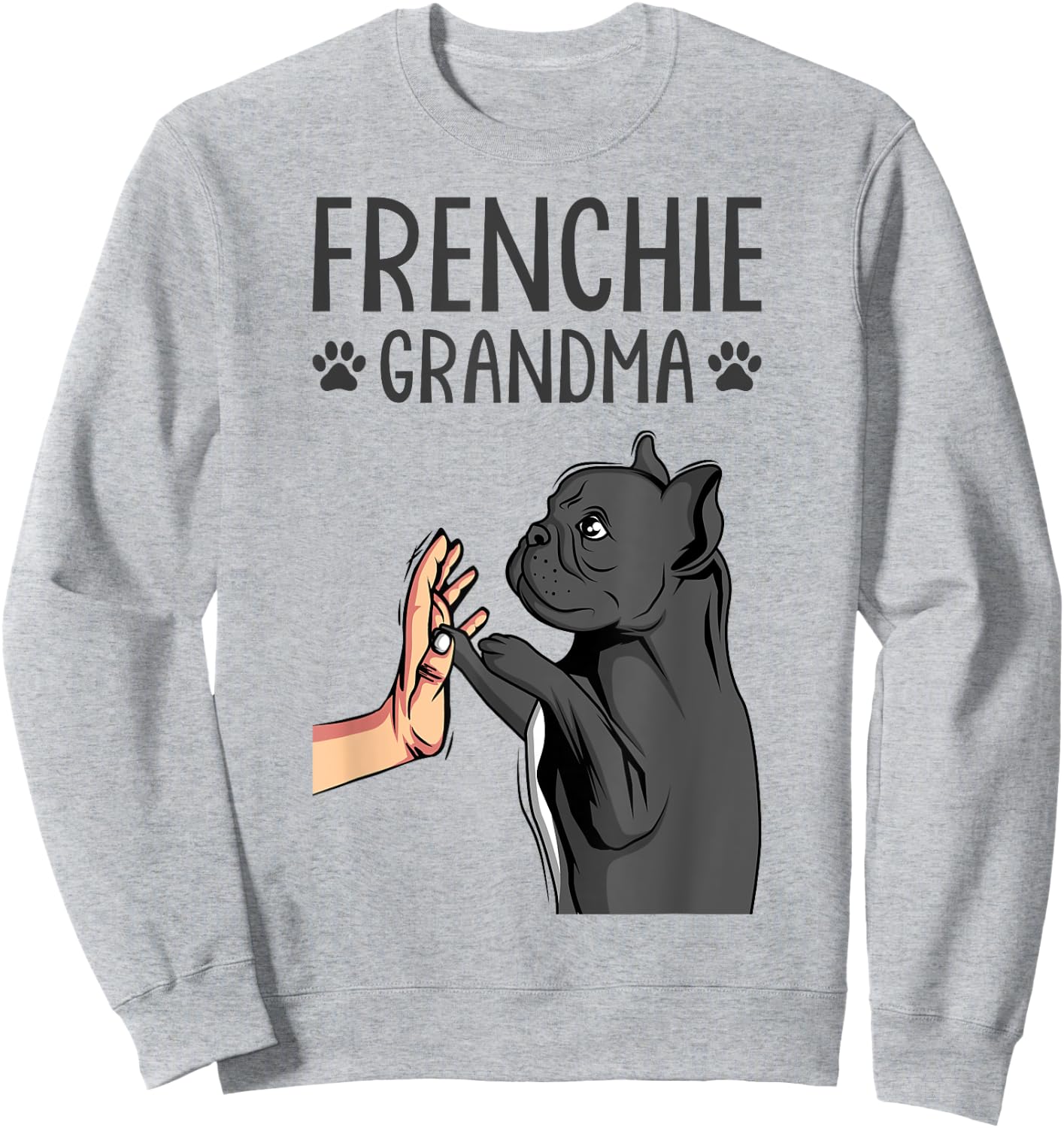 French Bulldog Grandma Frenchie Dog Lover Sweatshirt - Sweatshirt | Ash