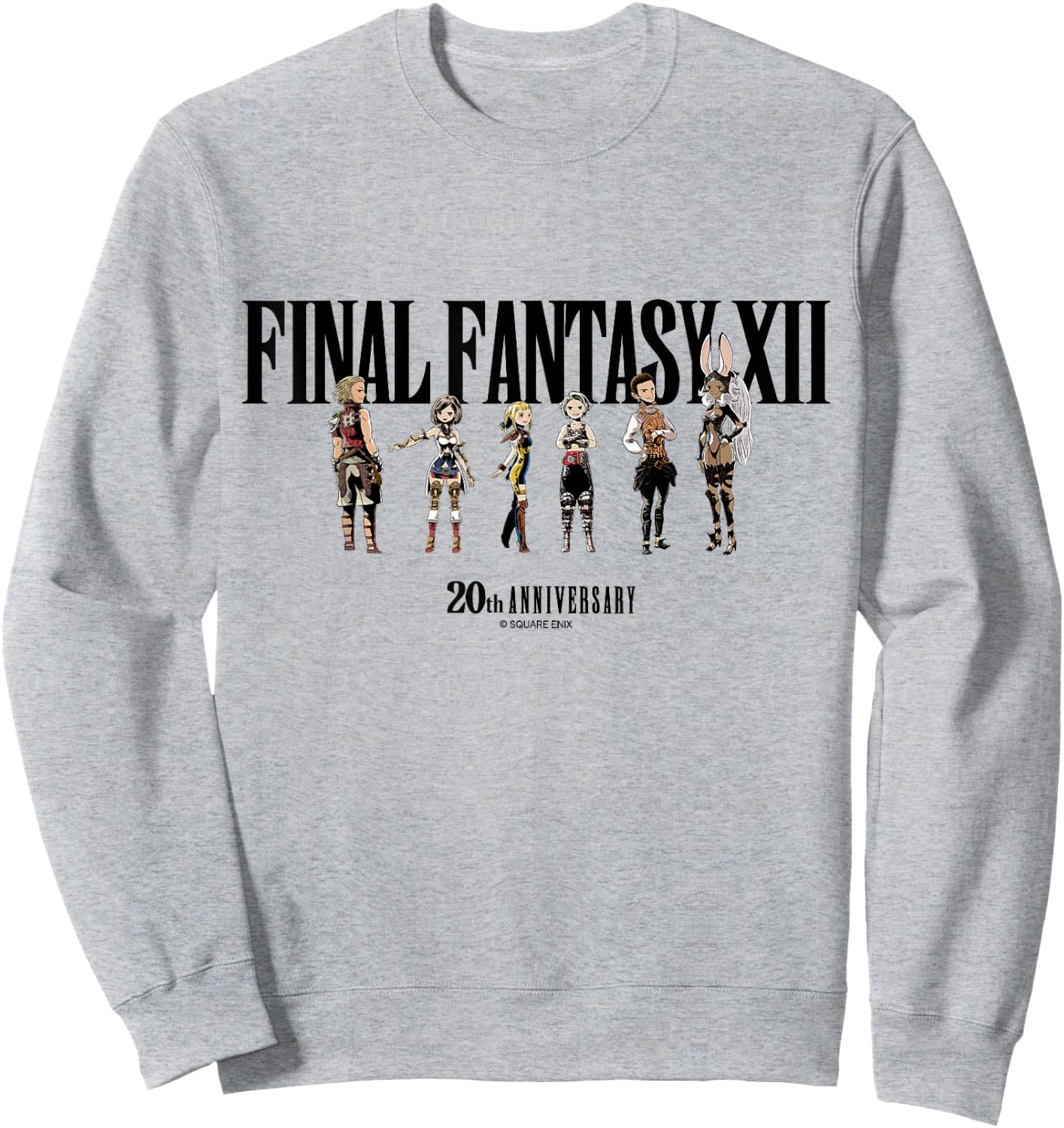 FINAL Fantasy Annivasary Collection FFXII Special Art Sweatshirt - Sweatshirt | Ash