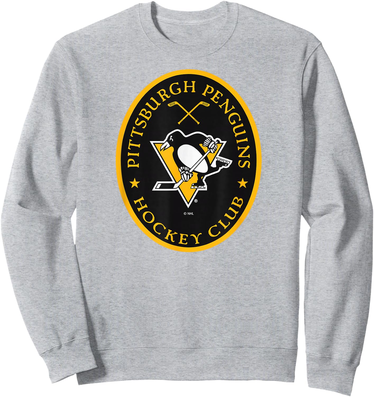 Pittsburgh Penguins Iconic Officially Licensed Sweatshirt - Sweatshirt | Ash