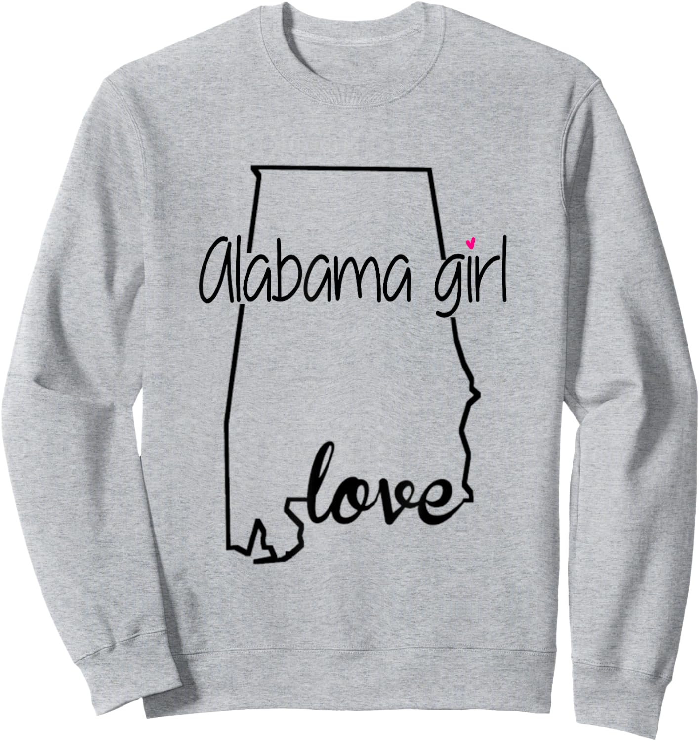 PREMIUM ALABAMA Girl Home State Yellowhammer State Sweatshirt - Sweatshirt | Ash