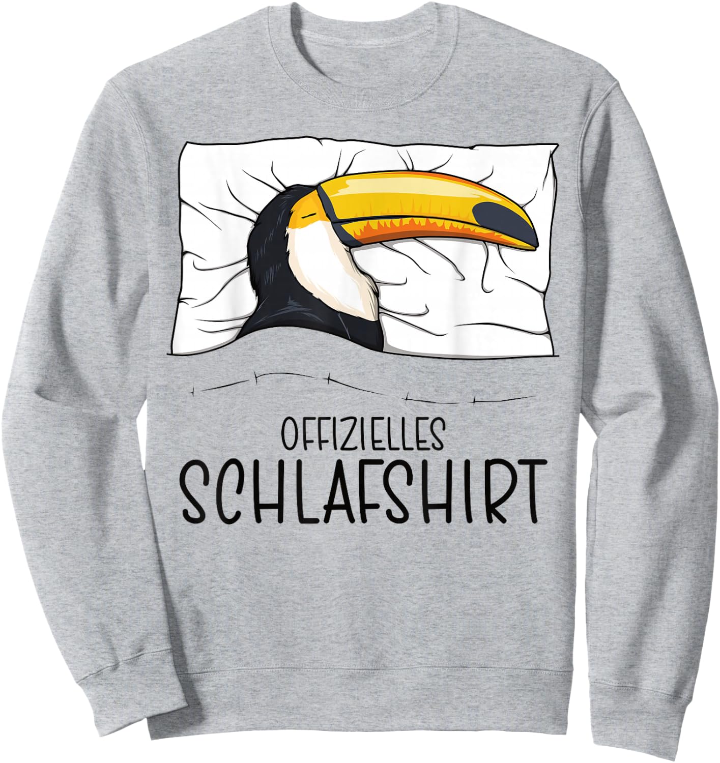 Offizielles Schlafshirt Tukan, Schlafanzug Tukan Sweatshirt - Sweatshirt | Ash