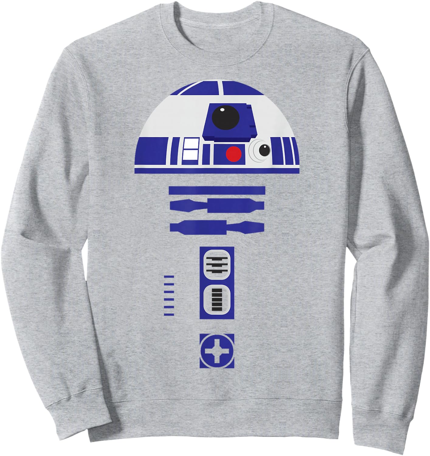 Star Wars Halloween Simple R2-D2 Costume Sweatshirt - Sweatshirt | Ash