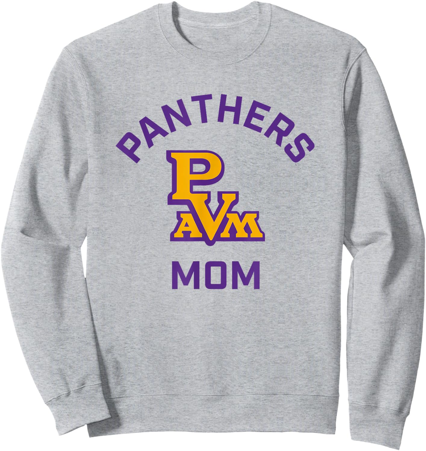 Prairie View A&M University Panthers Arched Mom Sweatshirt - Sweatshirt | Ash