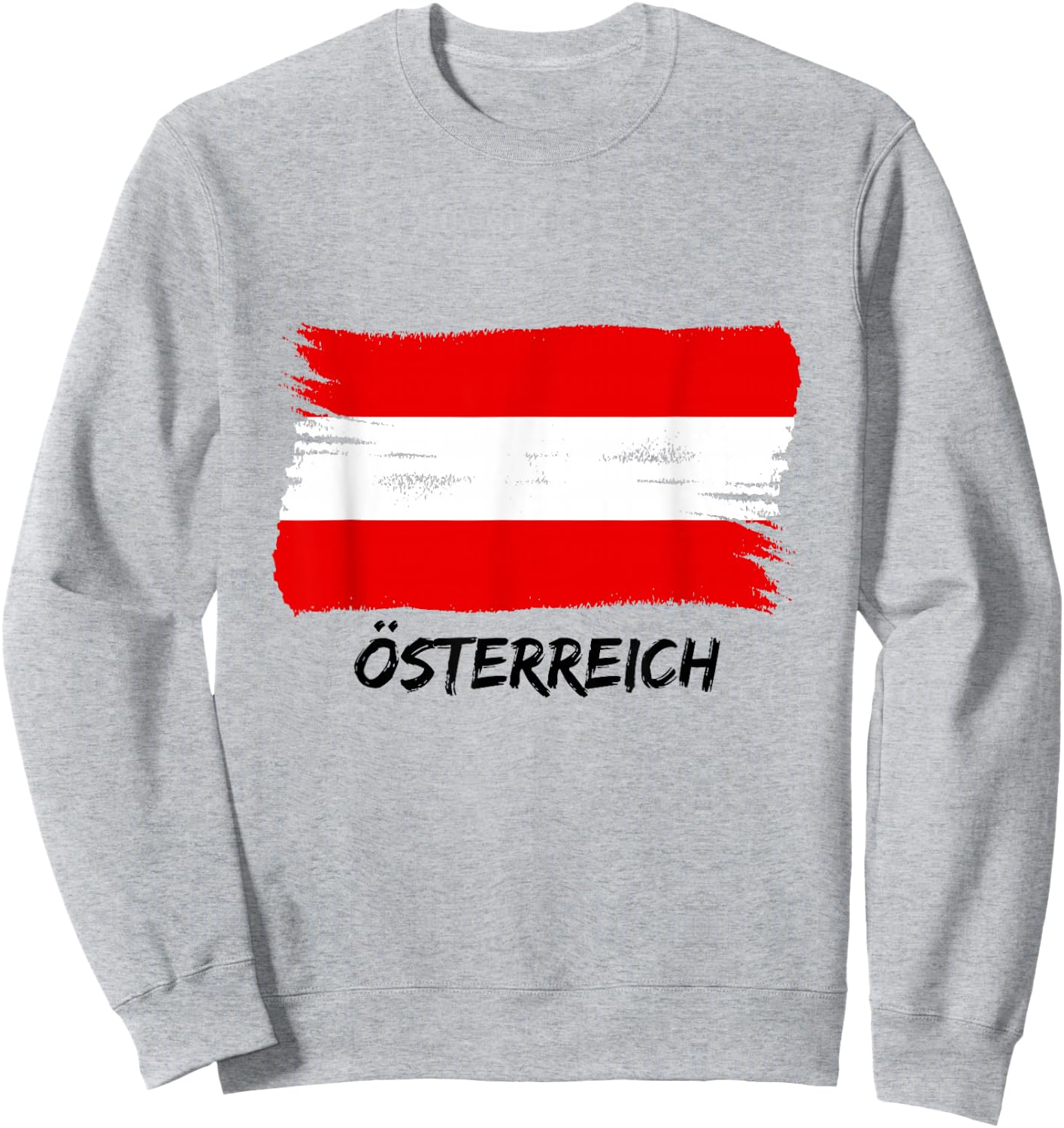 Österreichische Flagge Österreich Team Fan Trikot Sweatshirt - Sweatshirt | Ash