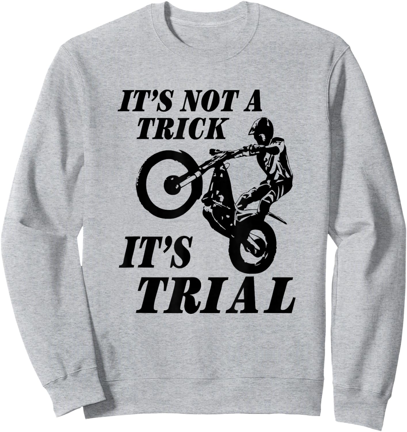 Trial Motorcycle Trial Driver Moto Trial Sweatshirt - Sweatshirt | Ash