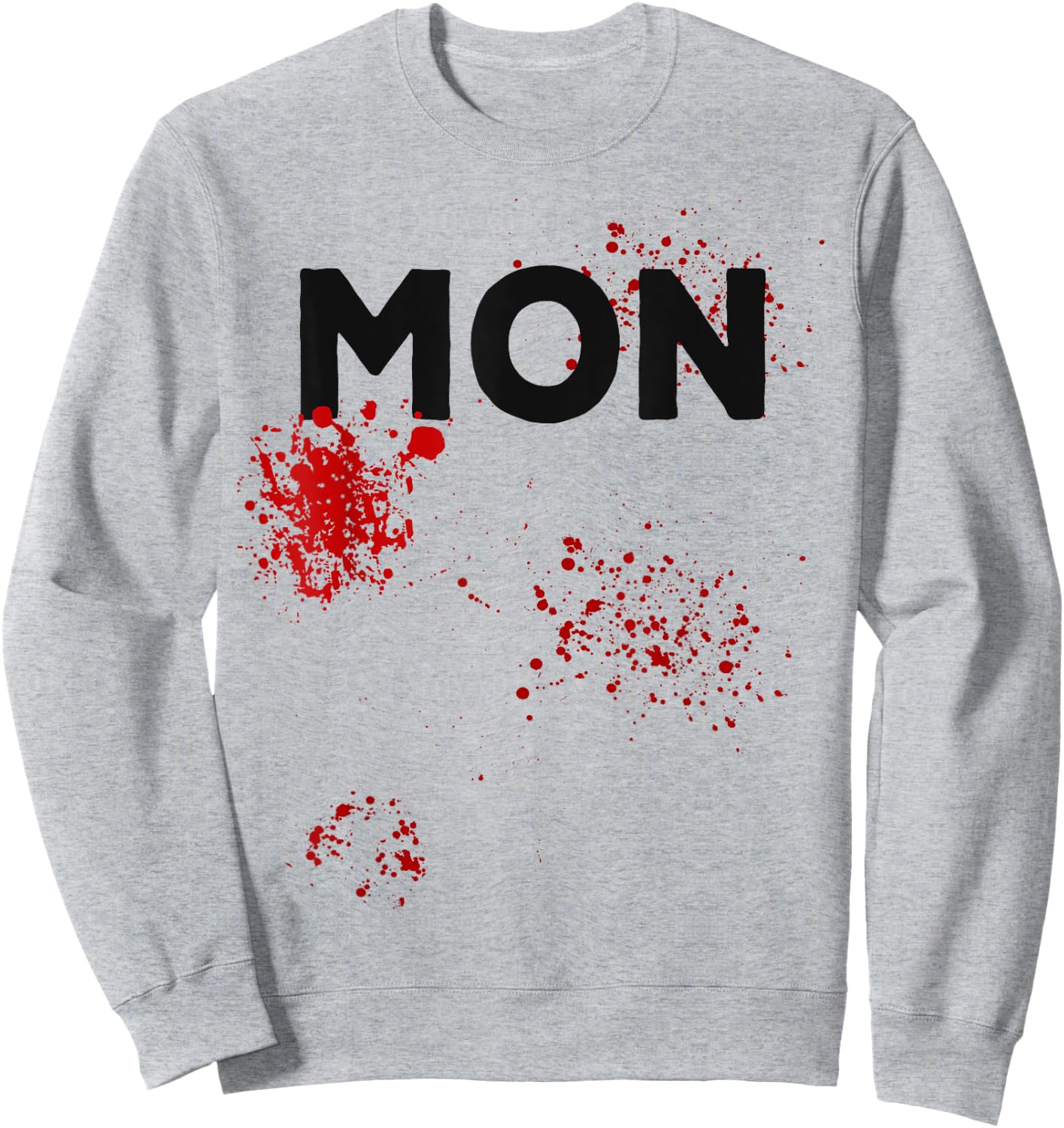 Shark Matching Group Halloween Costume Sweatshirt - Sweatshirt | Ash