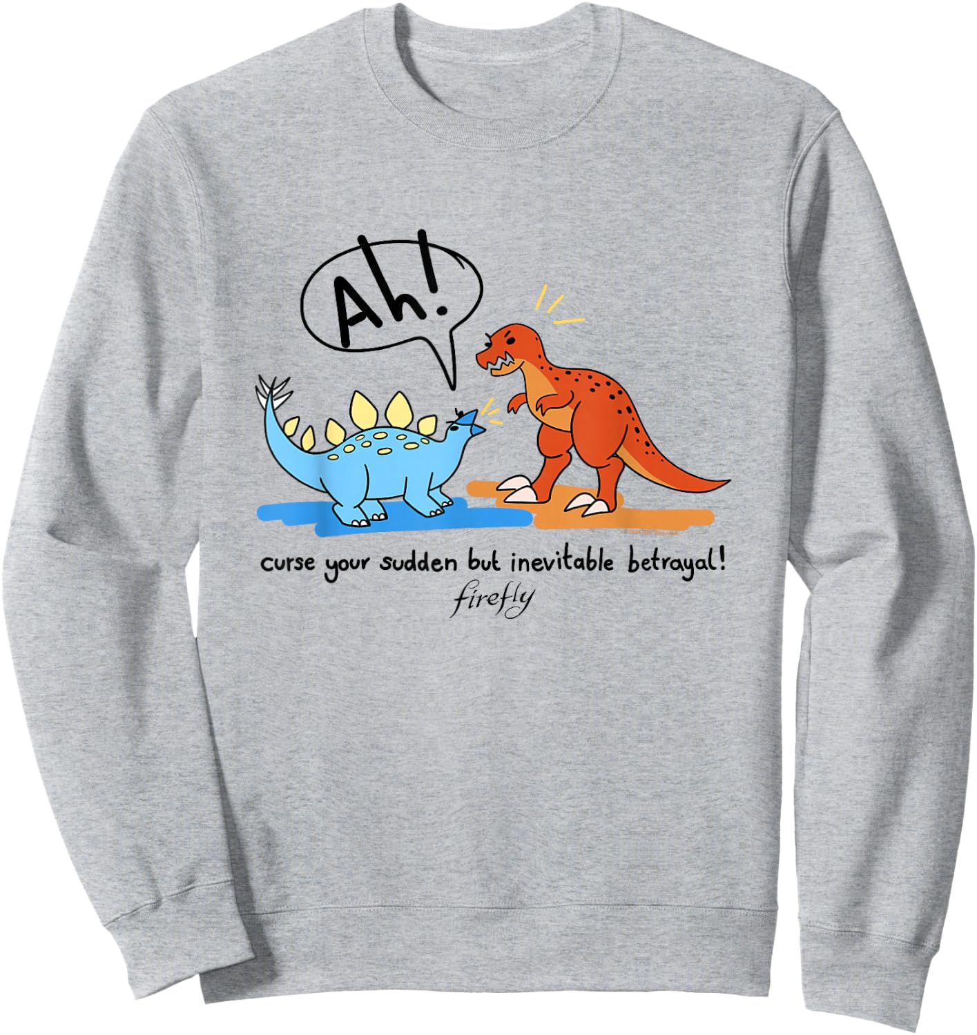 Firefly Curse Your Sudden But Inevitable Betrayal! Big Logo Sweatshirt - Sweatshirt | Ash