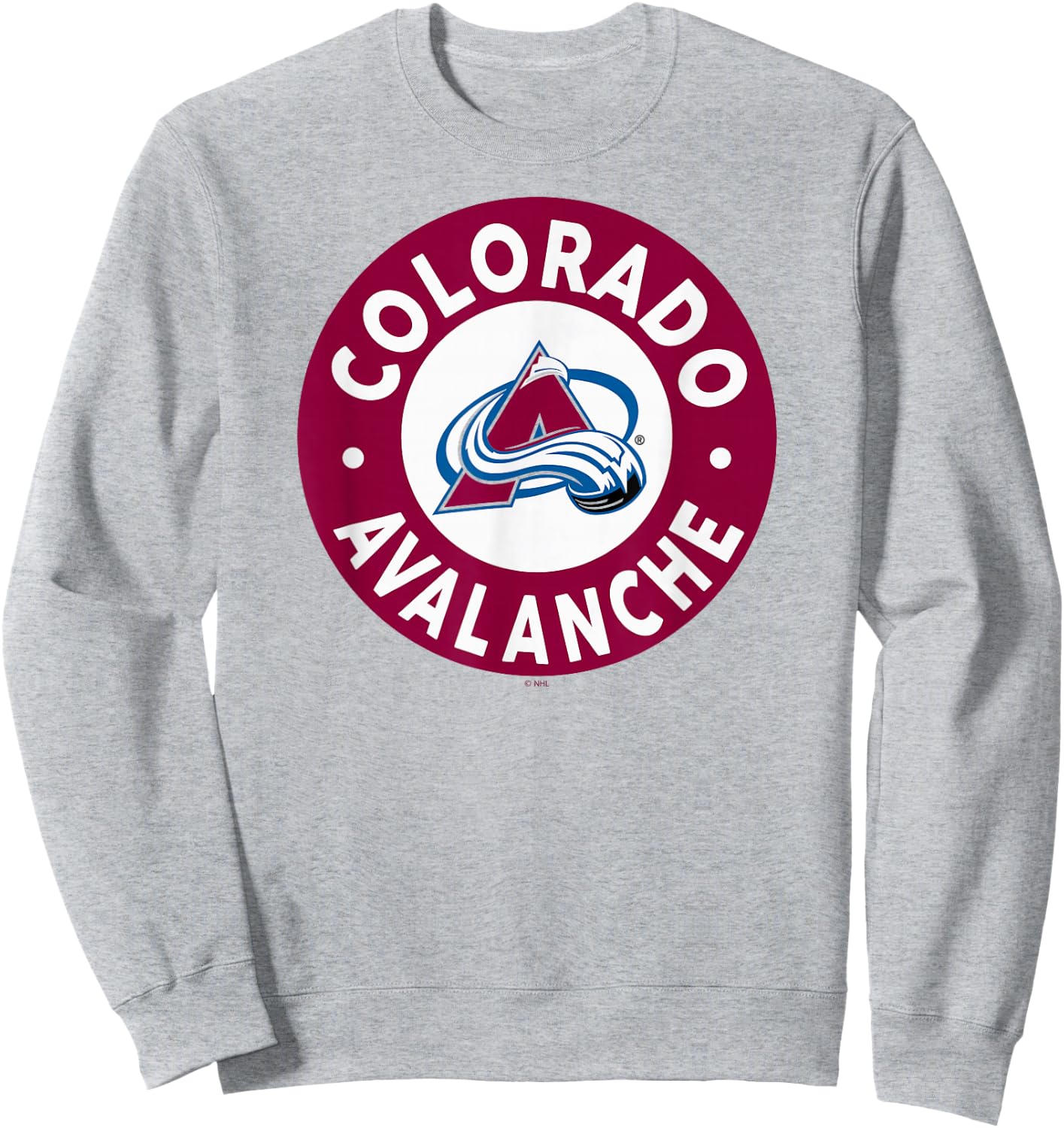 Colorado Avalanche Symbol Gray Officially Licensed Sweatshirt - Sweatshirt | Ash