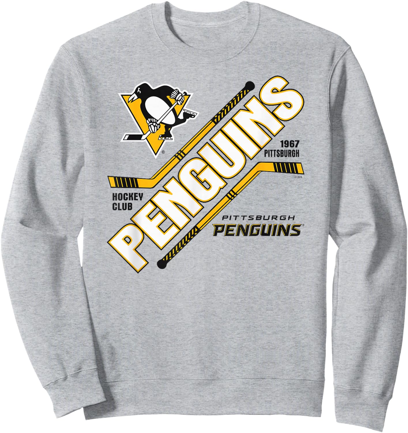 Pittsburgh Penguins Force Gray Officially Licensed Sweatshirt - Sweatshirt | Ash