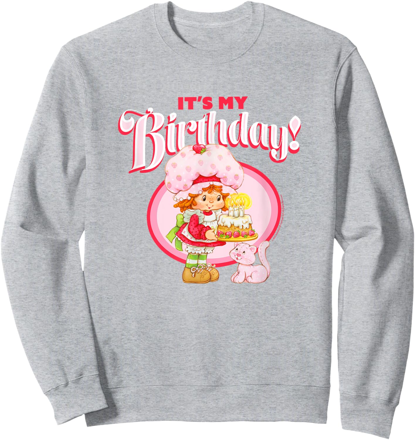 Strawberry Shortcake It's My Birthday Vintage Sweetie Sweatshirt - Sweatshirt | Ash