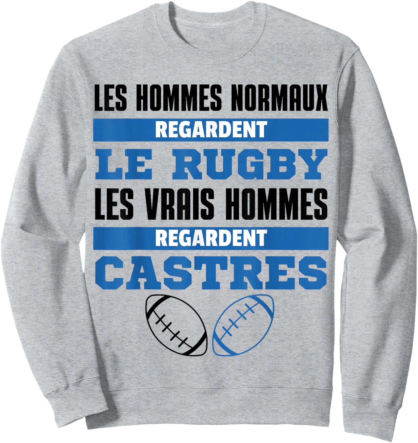 Supporter Rugby Castres Gift Humour , white, S Sweatshirt - Sweatshirt | Ash